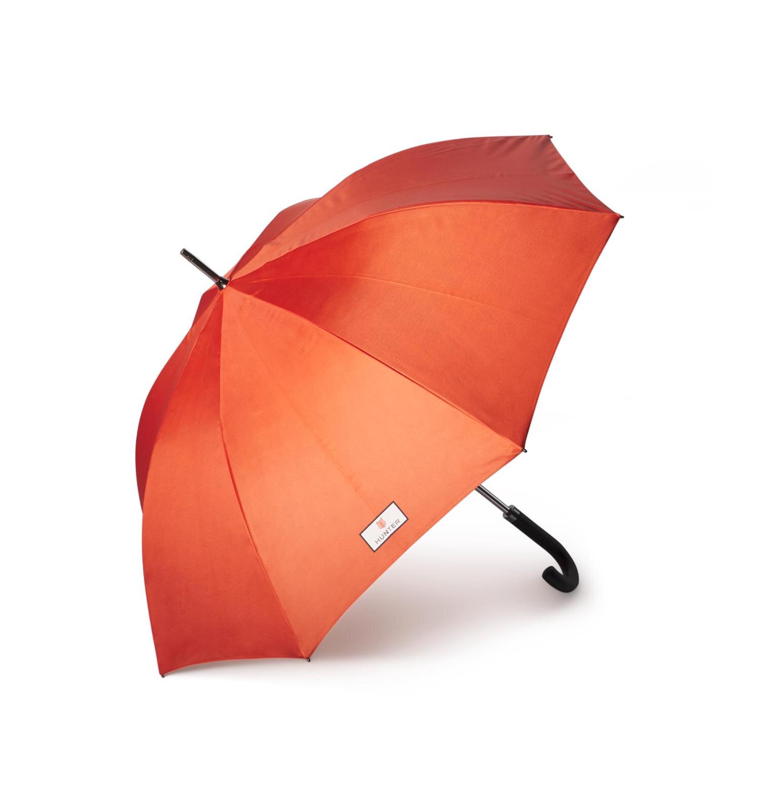 Maison Kitsune x HUNTER焦糖橘人字紋雨傘。NT$3,600(onefifteen初衣食午提供)