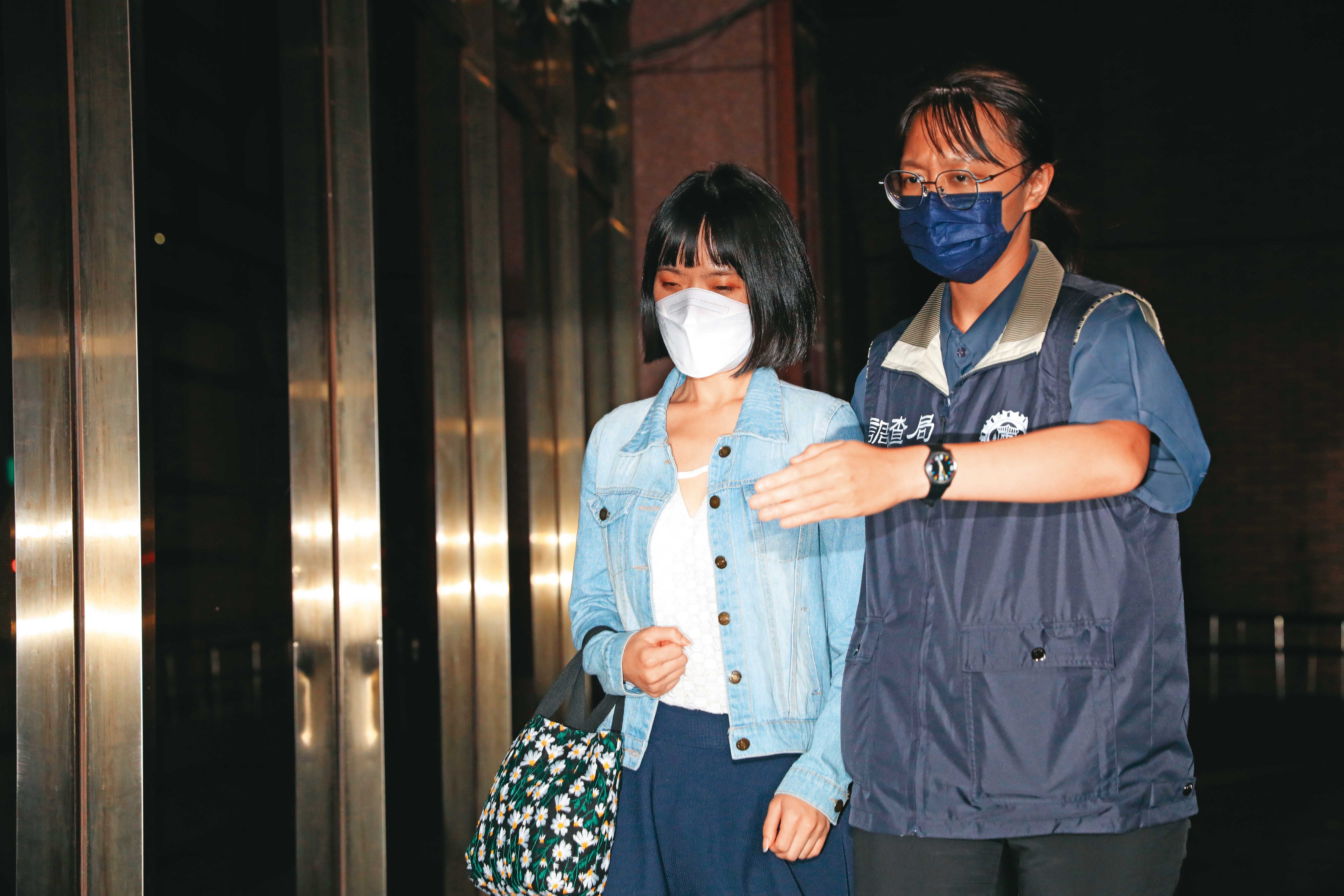 柯營會計何璦廷(圖)涉嫌作假帳,訊後遭檢方以50萬元交保。
