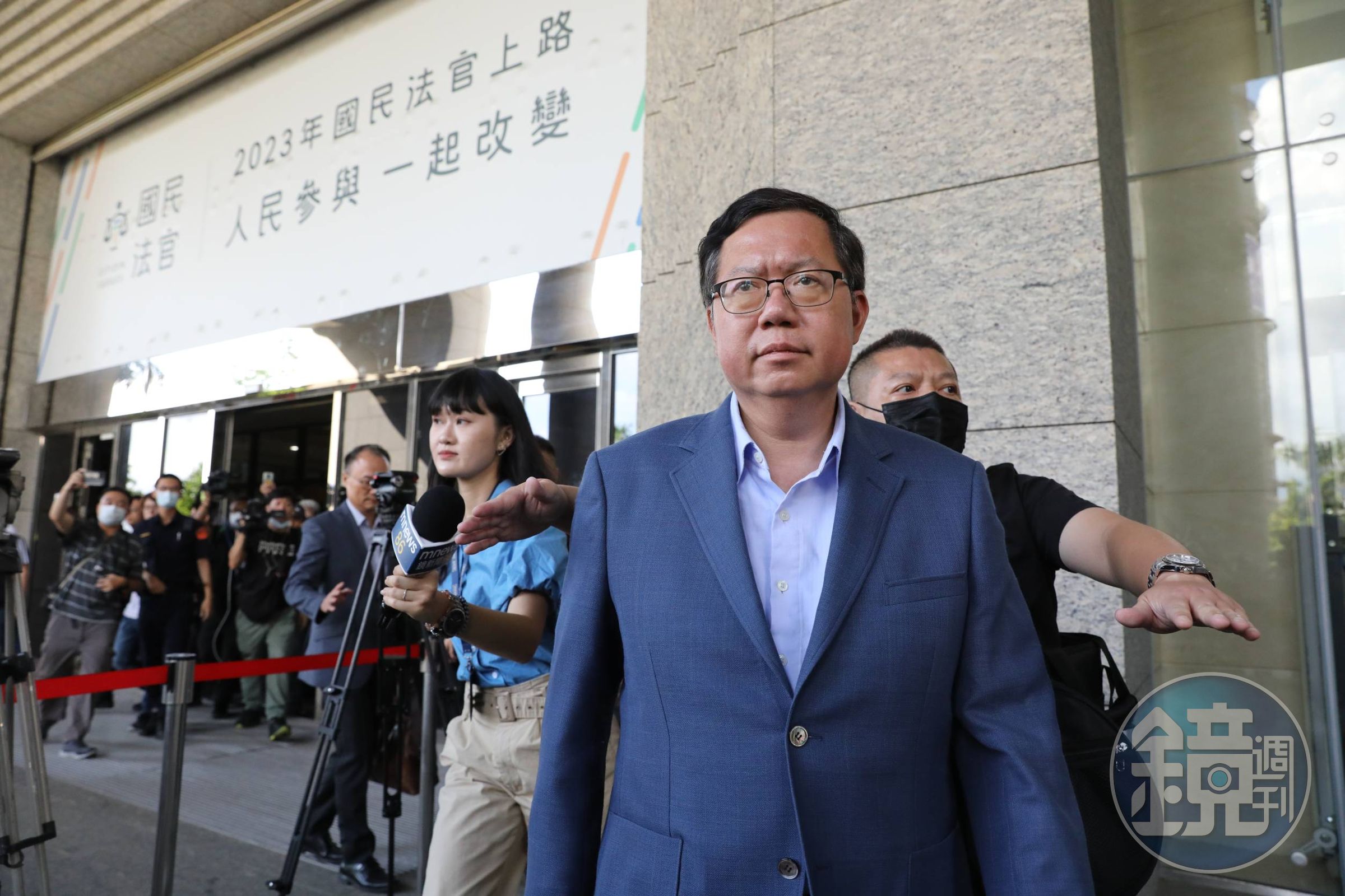 前桃園市長、海基會前董事長鄭文燦，日前爆出在桃市長任內貪汙收賄。