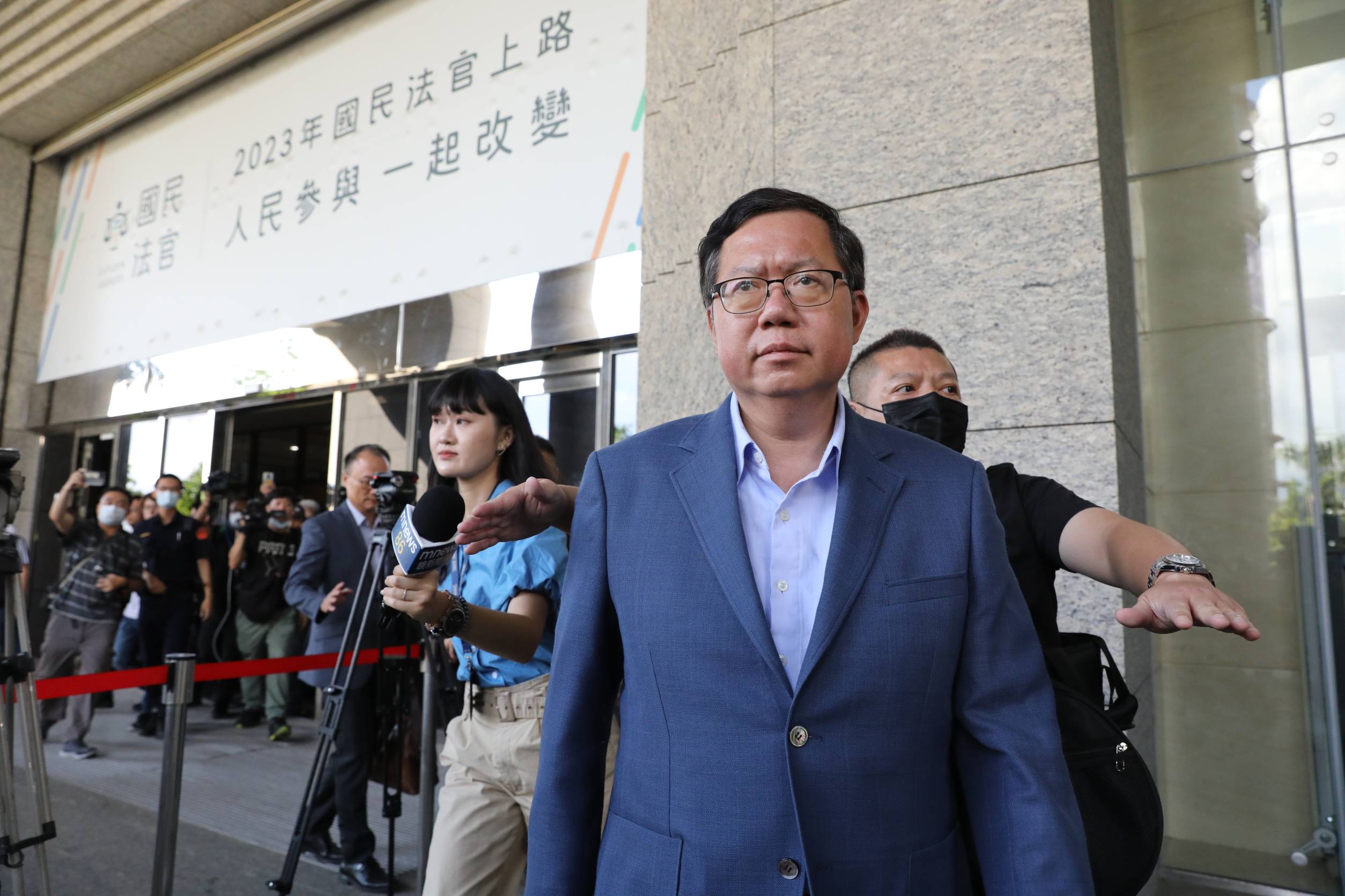 前桃園市長、海基會前董事長鄭文燦，日前爆出在桃市長任內貪汙收賄。