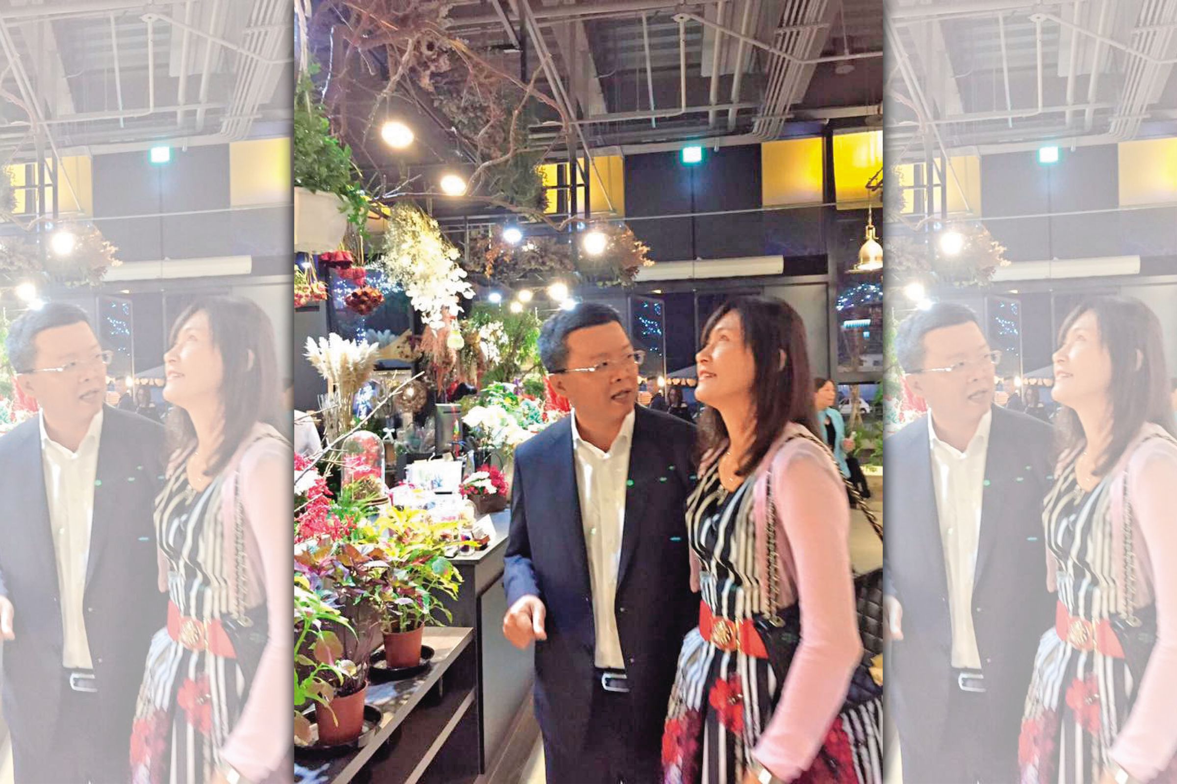 陳啟昱(左)與曾姿雯(右)離婚後,專案小組發現陳啟昱與酒店小姐Tina走很近,正清查2人是否有異常金流。(翻攝曾姿雯臉書)