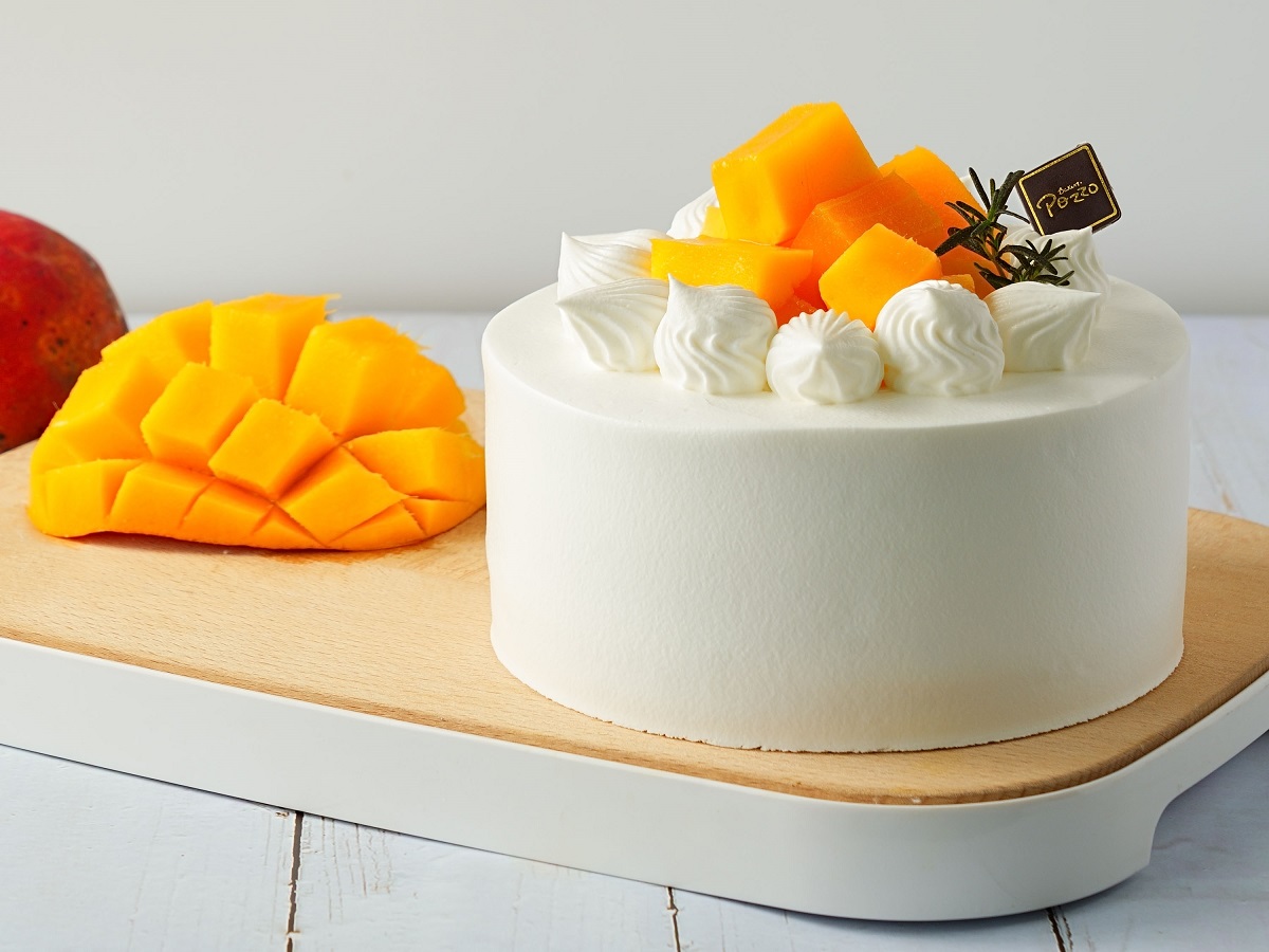 又到了香甜芒果季節，神旺普諾麵包坊推出季節商品「仲夏芒果蛋糕」。（820元／吋）（神旺普諾麵包坊提供）