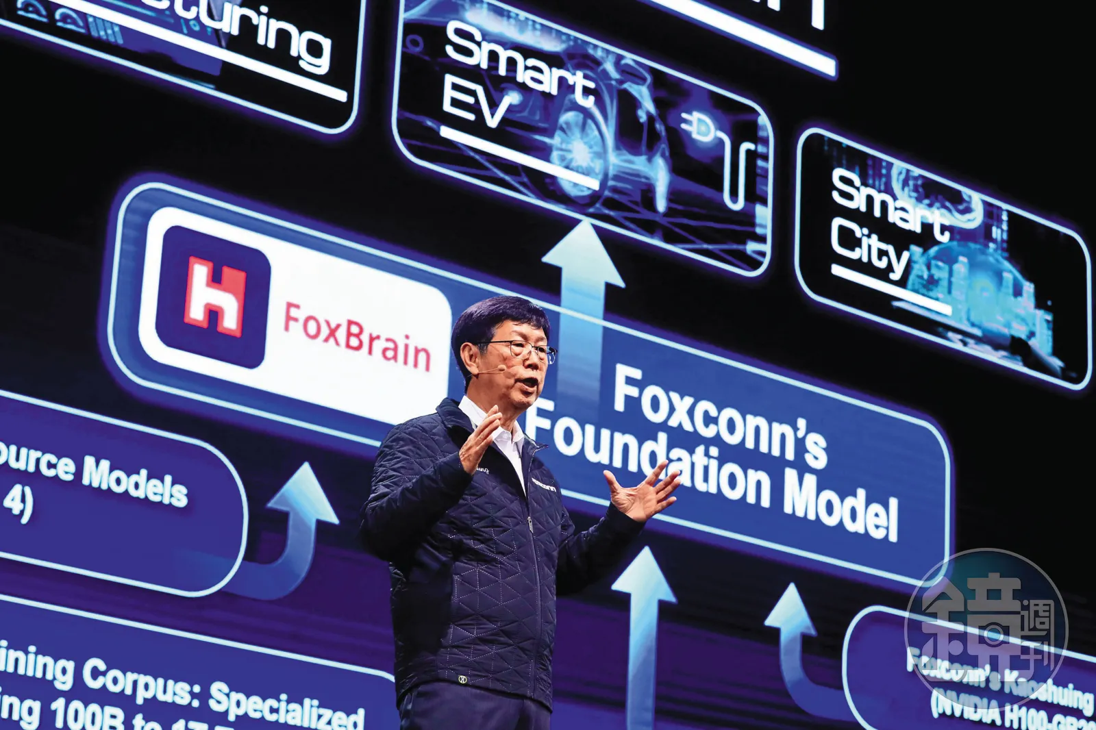 鴻海今（12）日舉行線上法說會，由鴻海集團董事長劉揚偉主持。