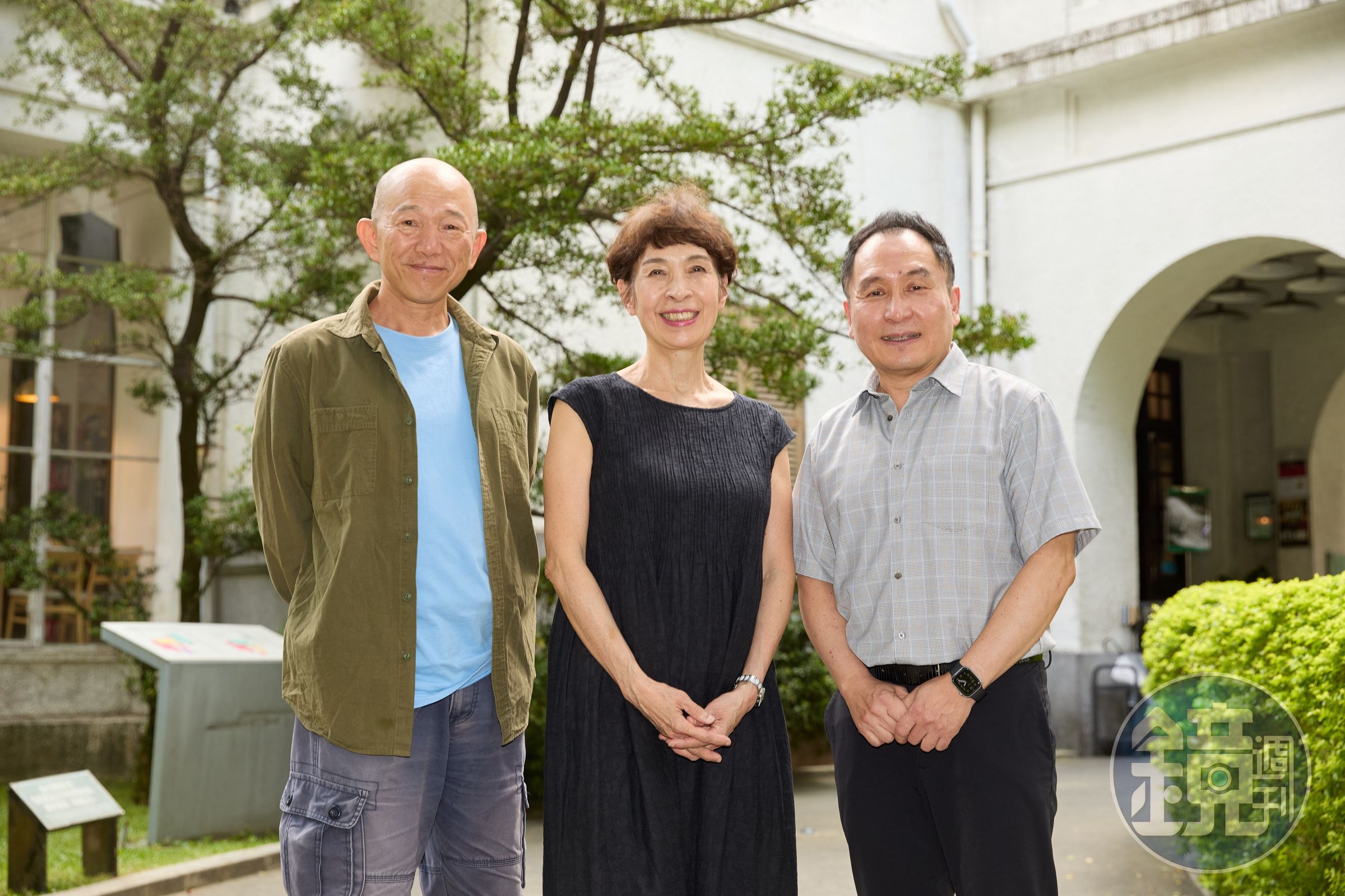 公視《紀錄觀點》現任製作人蘇啟禎(右起)、創始製作人馮賢賢與資深紀錄片導演柯金源是多年的合作夥伴。