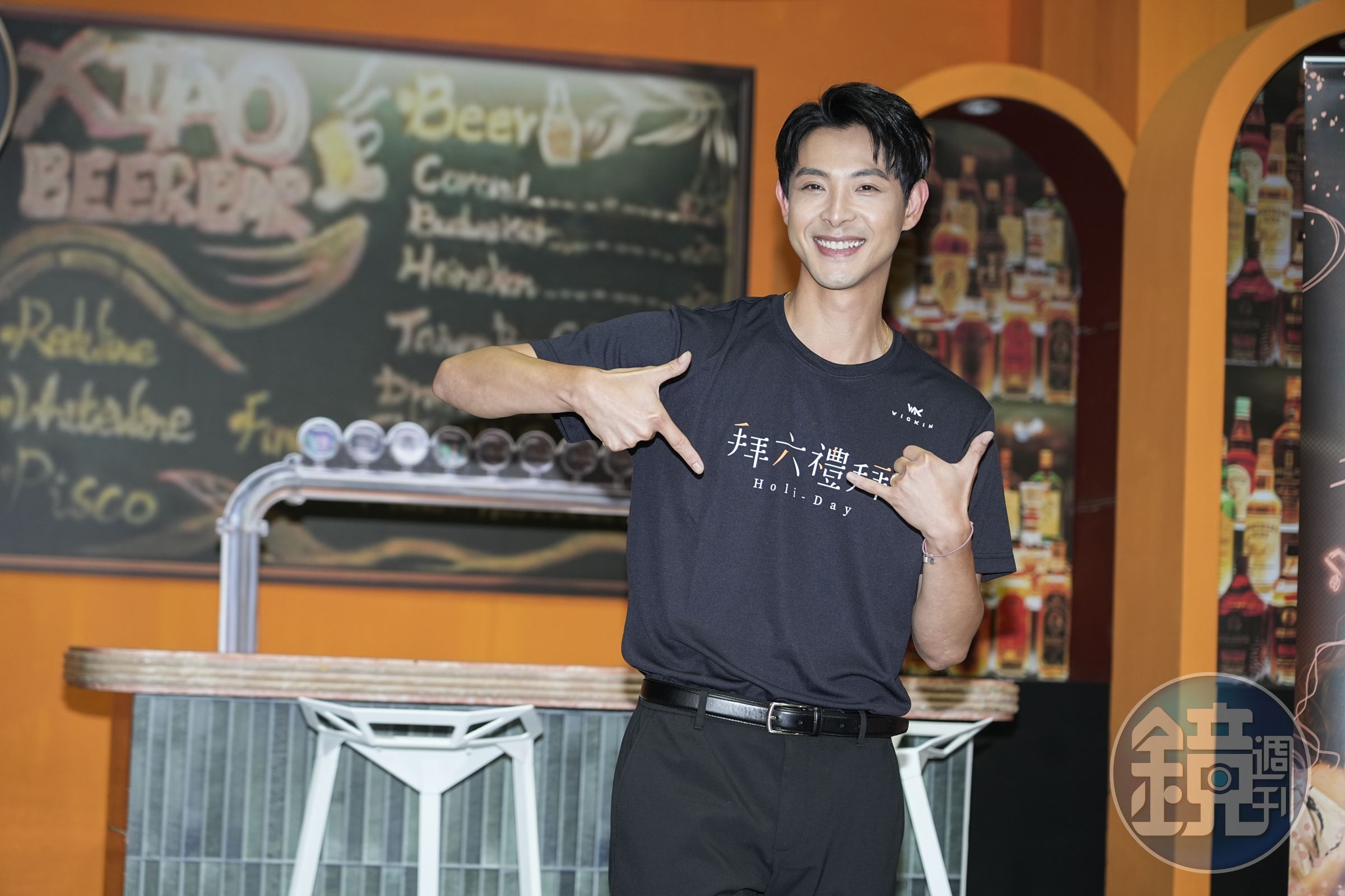 連晨翔宣布喜訊後首度現身。
