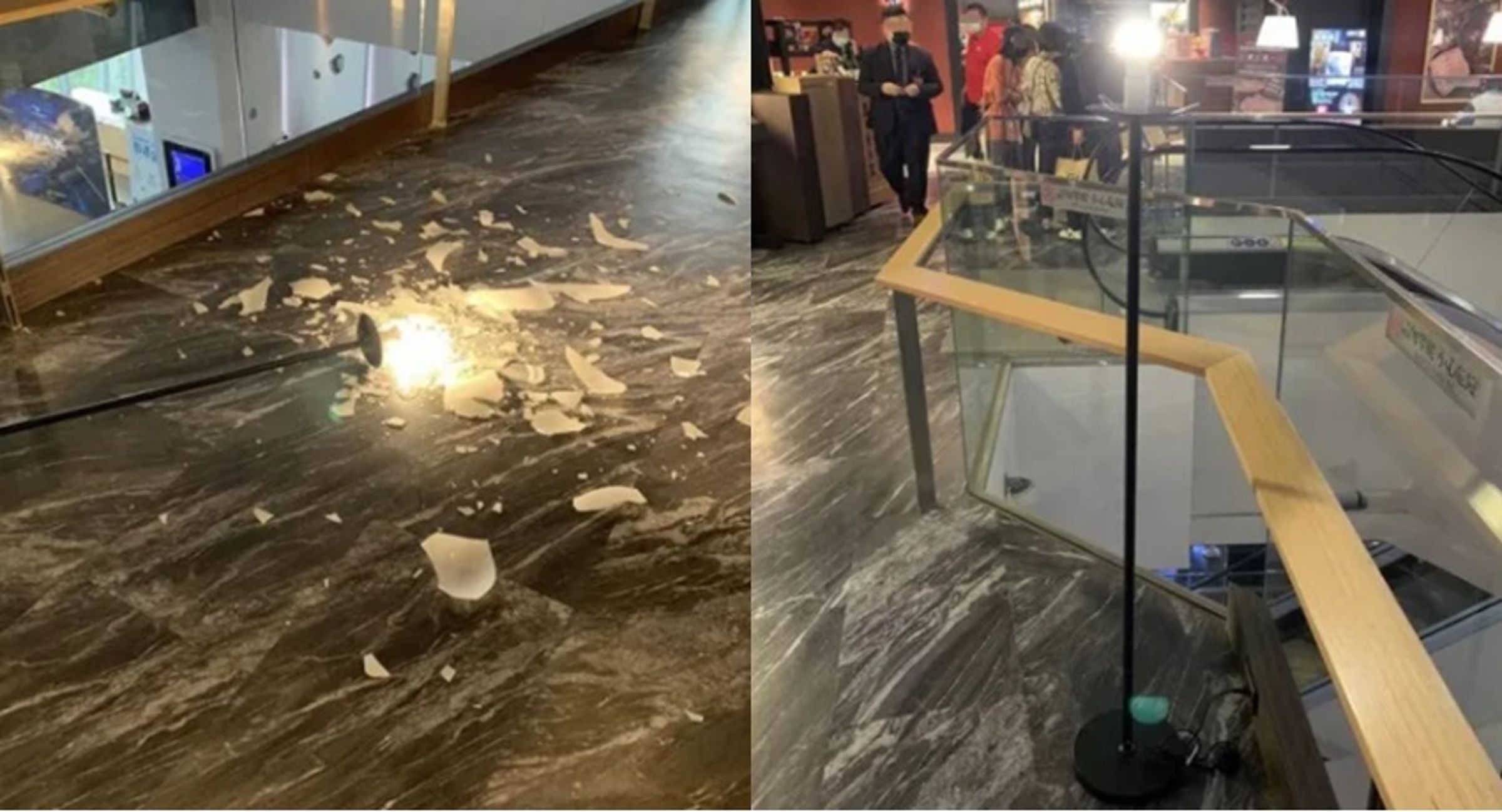 一名家長在臉書控訴,兒子不慎將餐廳燈具弄破,竟被店家求償3萬多元,認為對方獅子大開口。(翻攝自爆料公社)