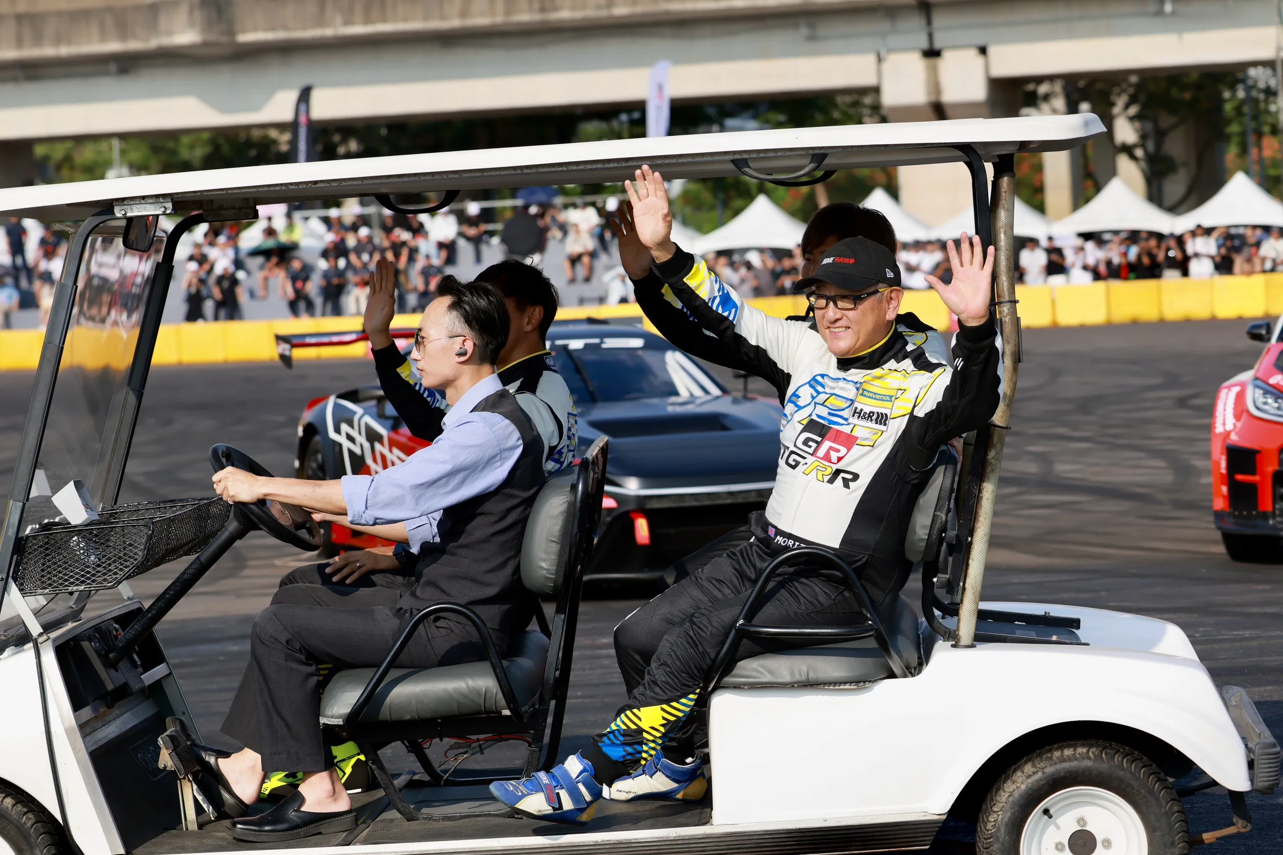 豐田汽車會長豐田章男昨（3）日出席《2026 GR嘉年華》活動，並於今（4）日離開台灣。