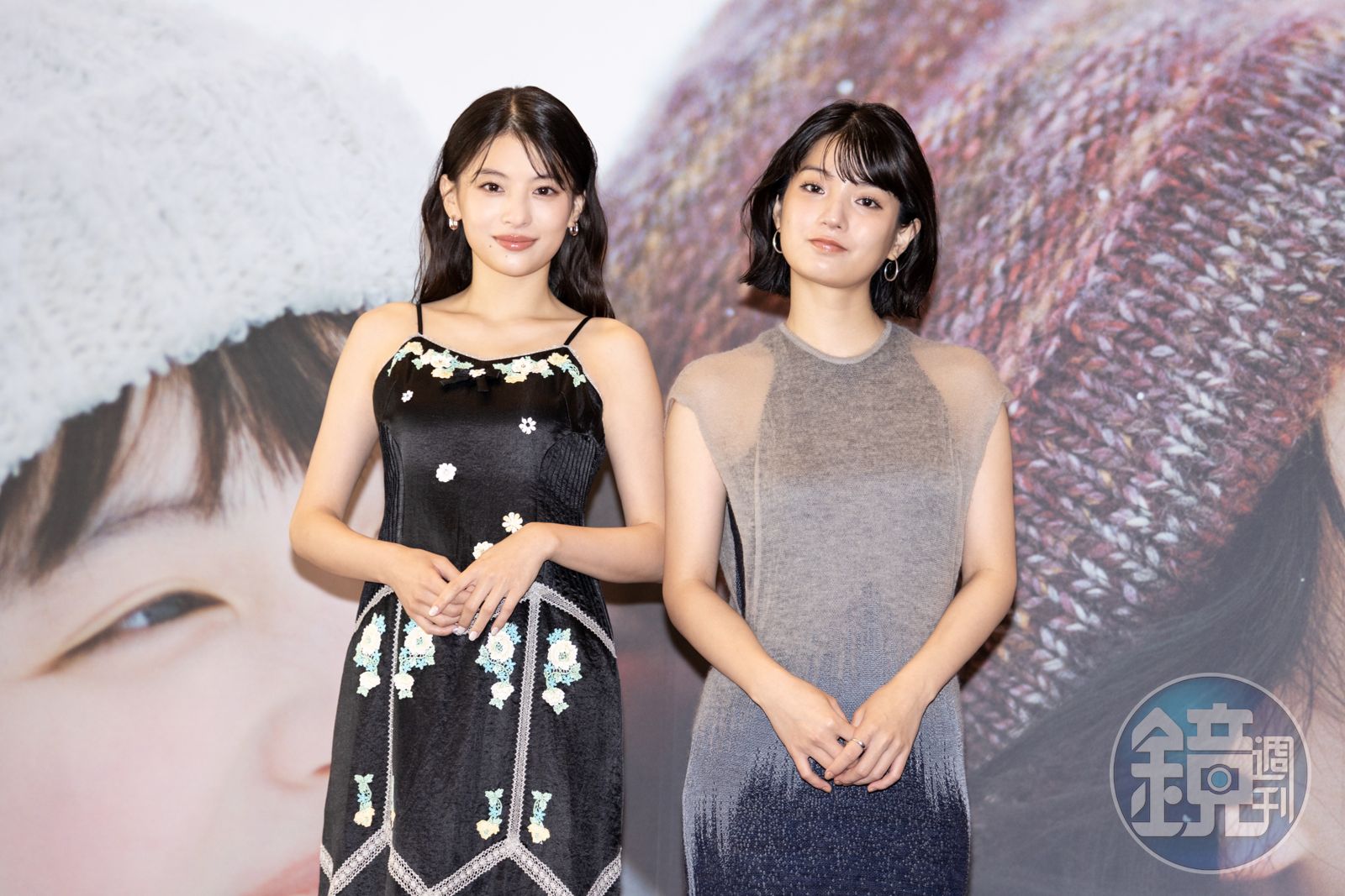出口夏希（左）與蒔田彩珠分享與菅田將暉合作超緊張，蒔田彩珠希望以後還有機會再合作