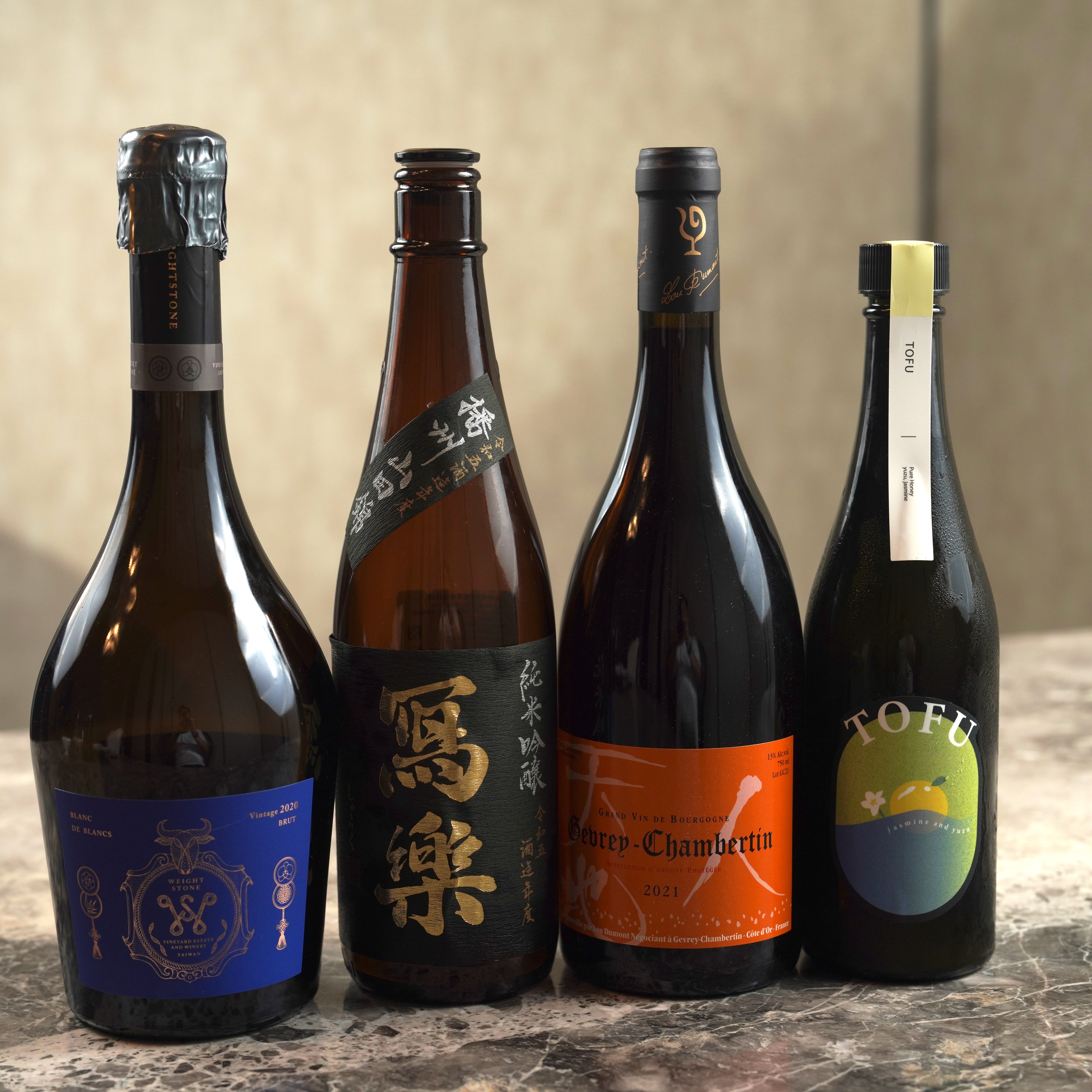 蘭餐廳的餐會通常有專業餐酒搭,圖為Pairing 4杯。(4,680元/人)(蘭餐廳提供)