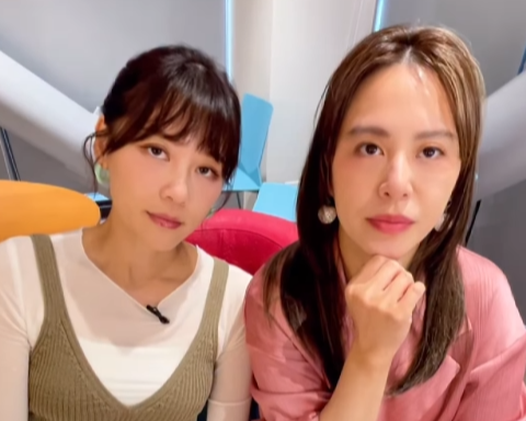 黃小柔拍影片自曝與嚴立婷曾吵過架。（翻攝自社群）