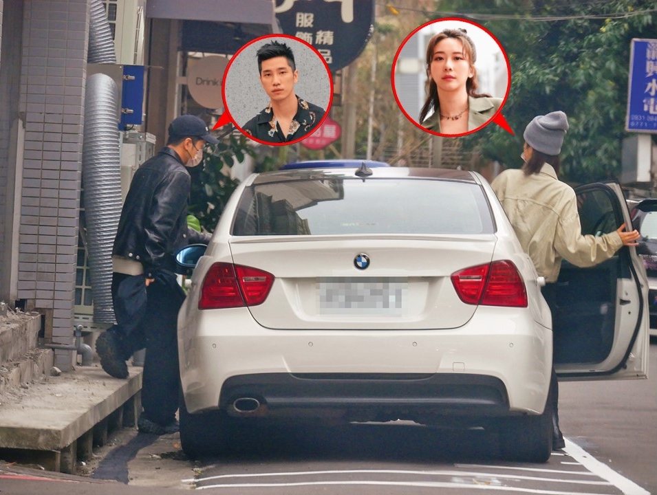 2年前，本刊拍到陳銳（左）離開張景嵐（右）家後，與她一前一後上了自己的車；隨後張景嵐就認愛，結果現在更傳出關係再升溫。