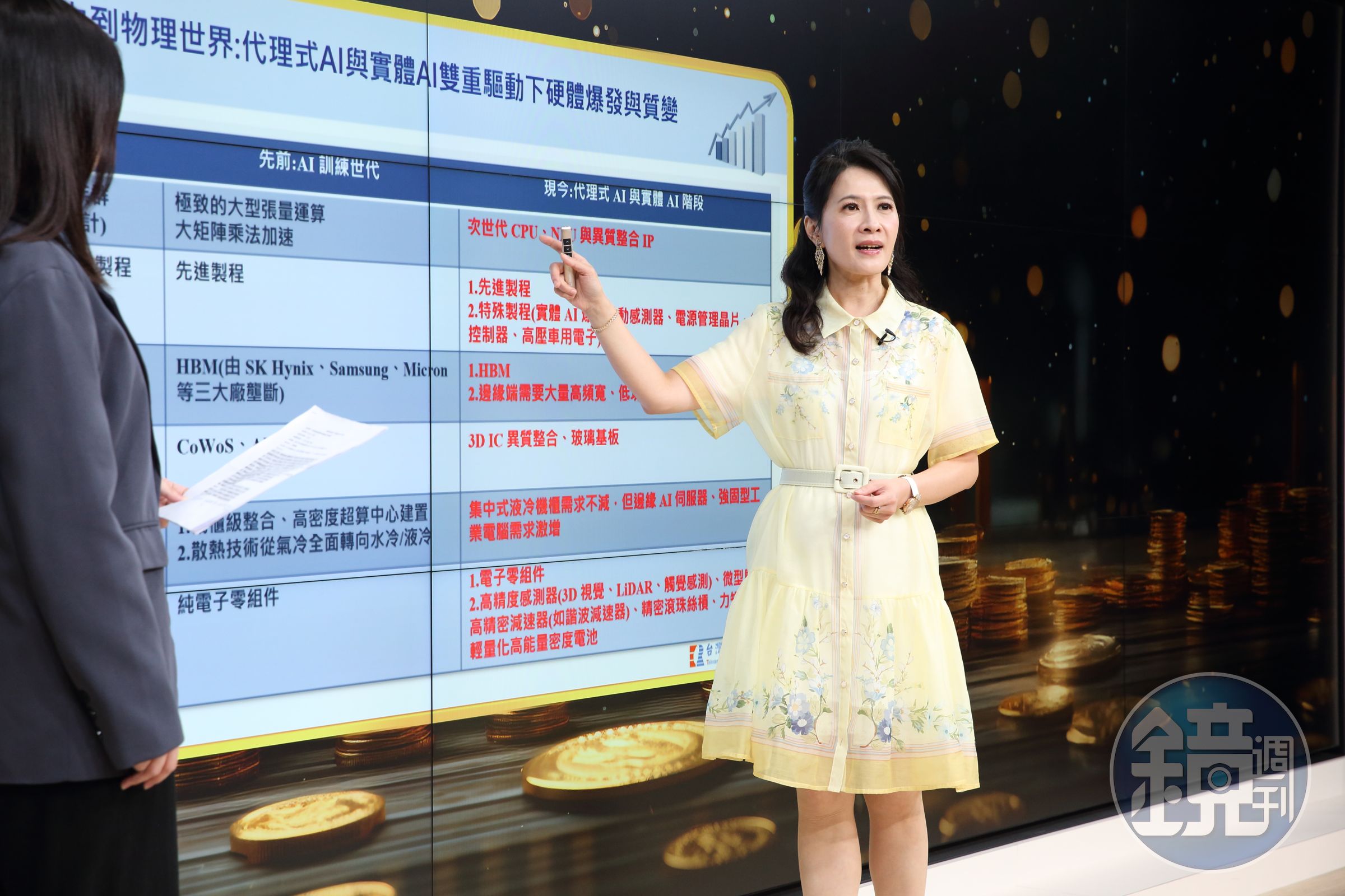 台經院產經資料庫總監劉佩真指出,台積電結合先進製程與封裝等技術優勢,持續吸引AI客戶下單。