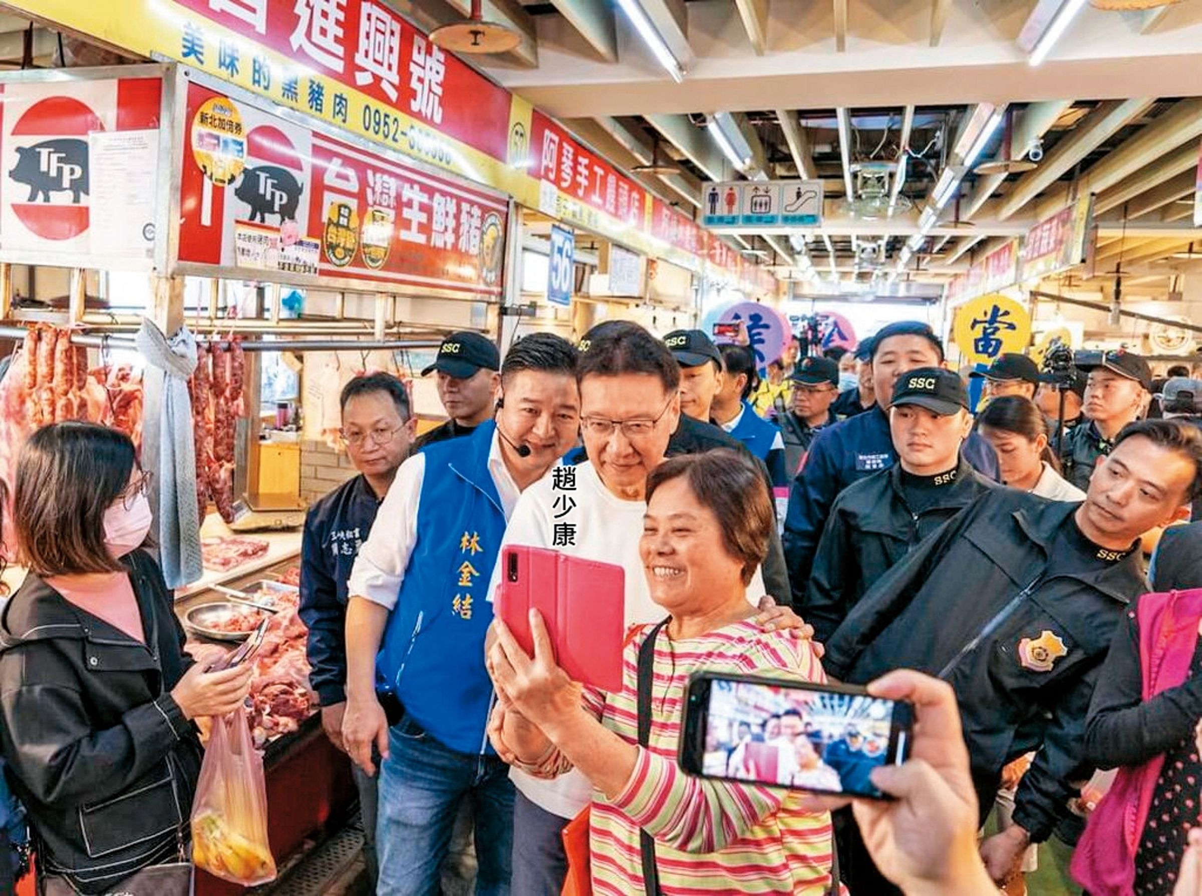 與侯友宜分進合擊，最後1個月的北部選戰，由趙少康主責防守及拉抬藍軍士氣。（林金結服務處提供）