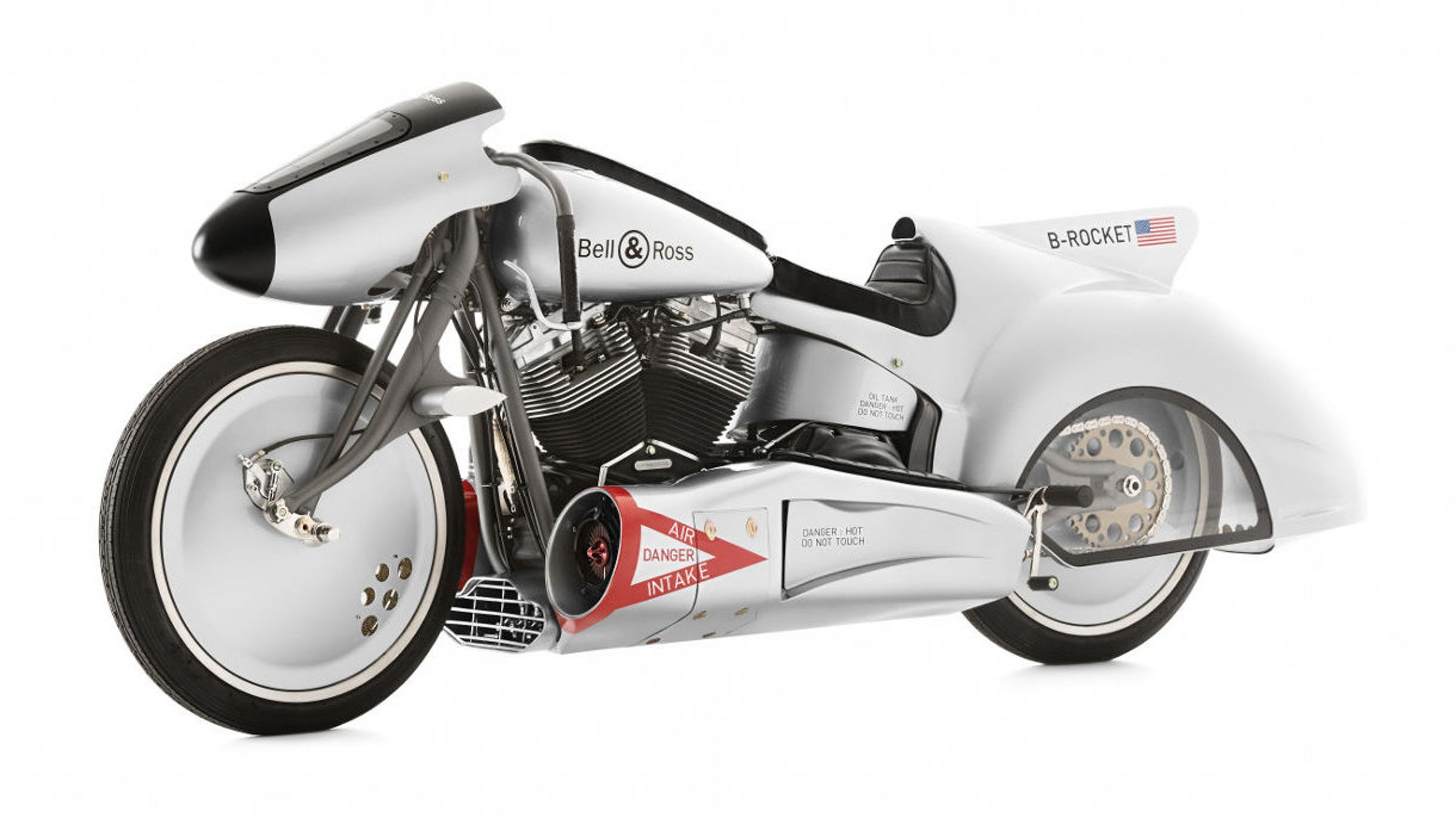 2014年發表的BR 01 B-Rocket,是與Shaw Harley-Davidson(哈雷機車專業改裝廠)合作,搭載火箭噴射動力的B-Rocket概念摩托車為設計的錶款。