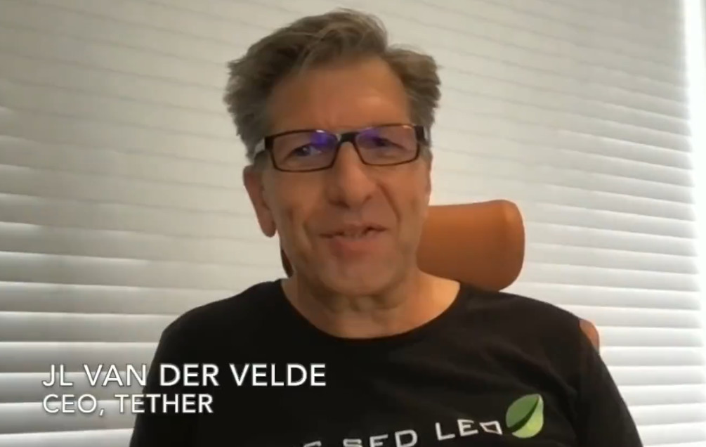 泰達幣前執行長方雋哲身價高達2.9兆，晉升為全球排行第20名富豪。（翻攝X@Bitfinexed）