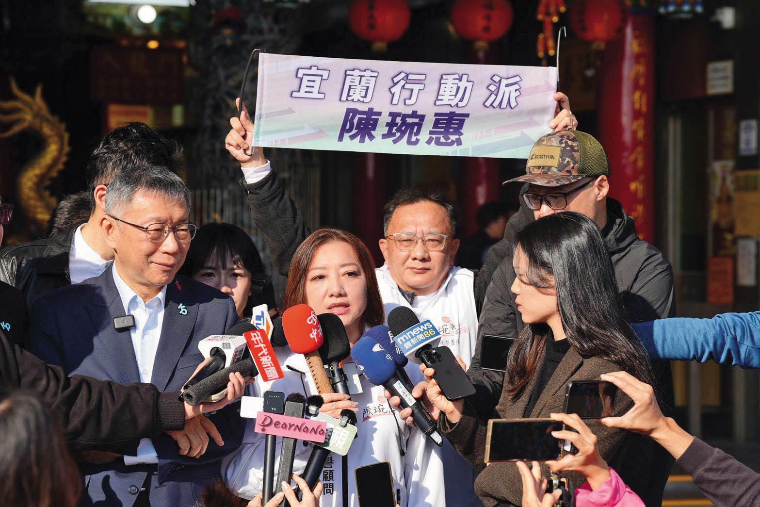 柯文哲自帶聲量，以小搏大撐出白營叫板地方選舉整合的籌碼。（民眾黨提供）
