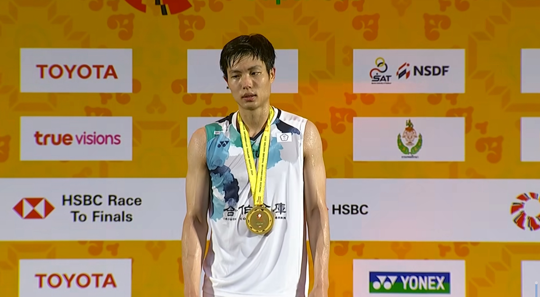 周天成昨在泰國大師賽獲得冠軍。（翻攝自BWF臉書）