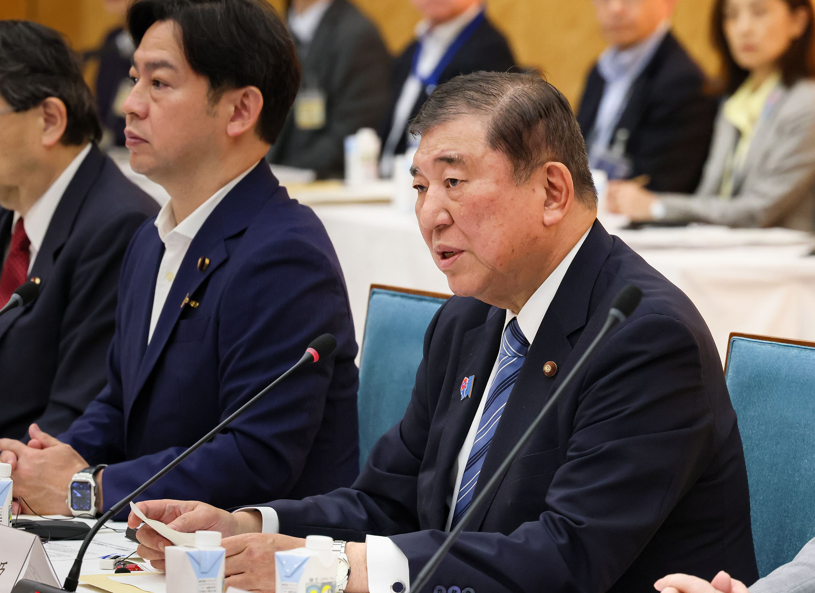 日本國會議員收入曝光，首相石破茂只排第42名。（翻攝自X@kantei）