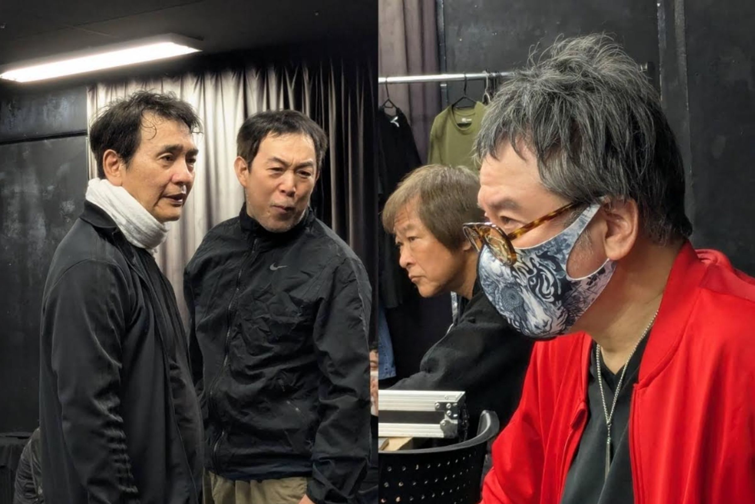 《蒲田進行曲完結篇：銀之死》今（11日）在高雄衛武營登場，錦織一清（圖右）擔任導演。（翻攝錦織一清 X）