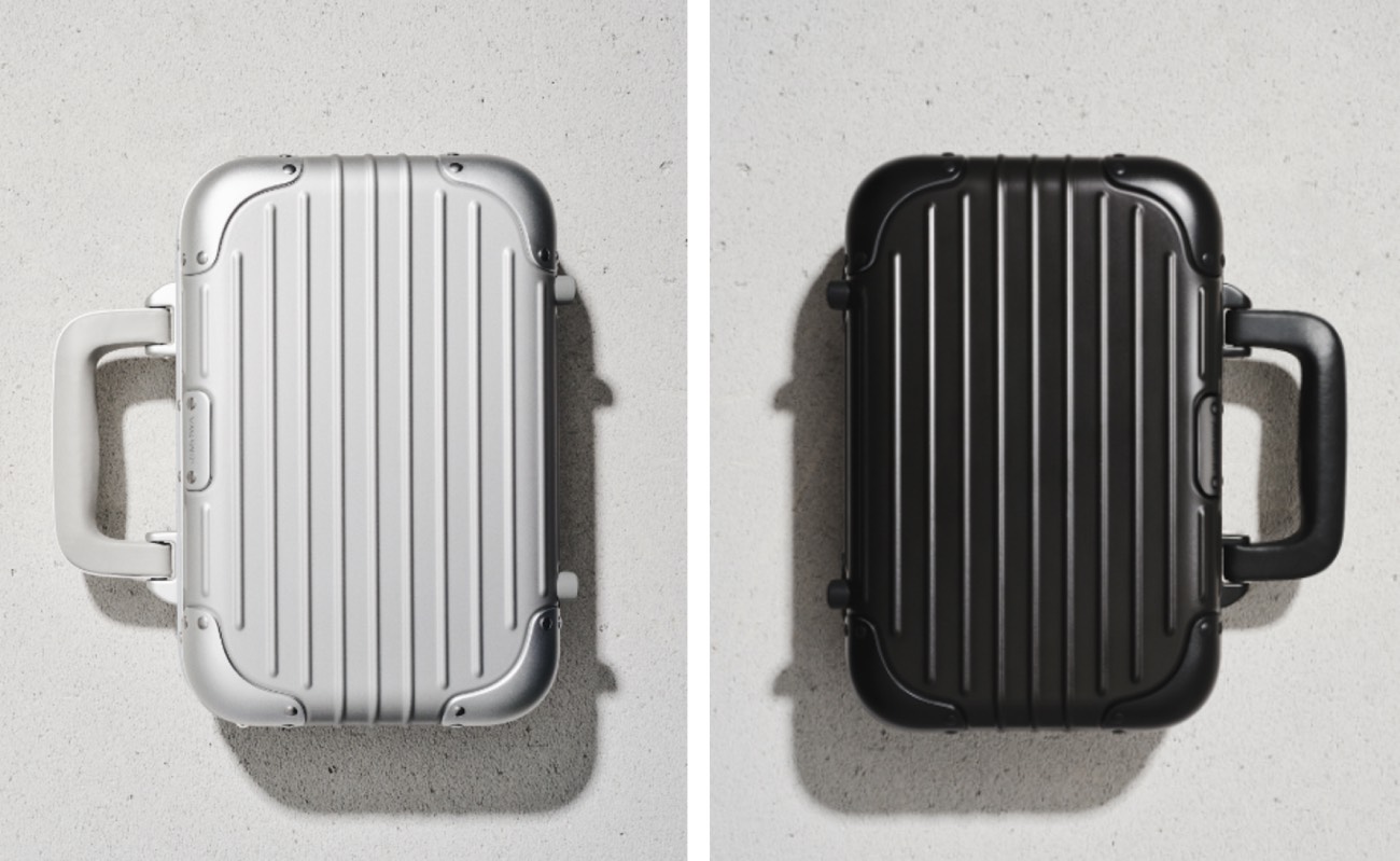 RIMOWA Original Bag提供銀色和黑色兩種色調選擇。各NT$71,200（美之心提供）