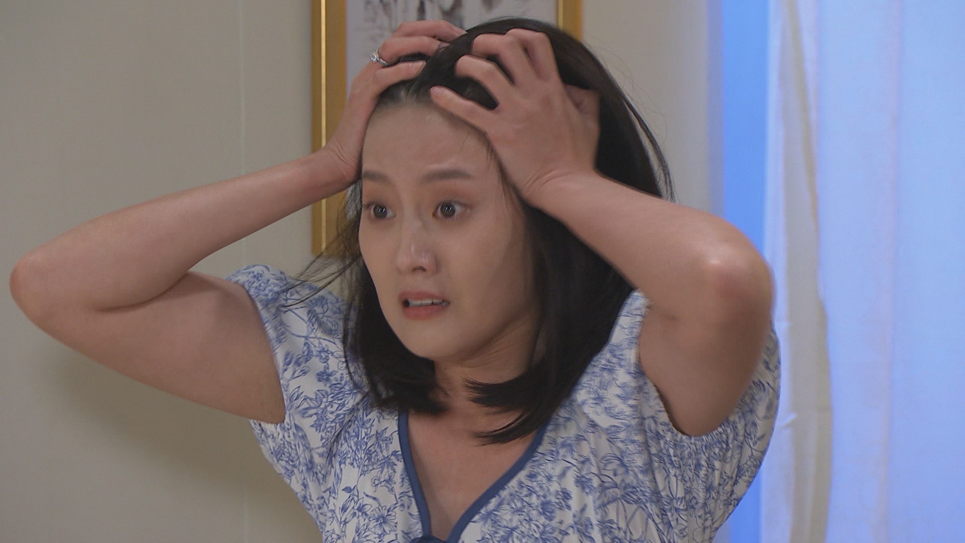  顏曉筠在八點檔《好運來》飾演精神異常的豪門千金。（翻攝自臉書）