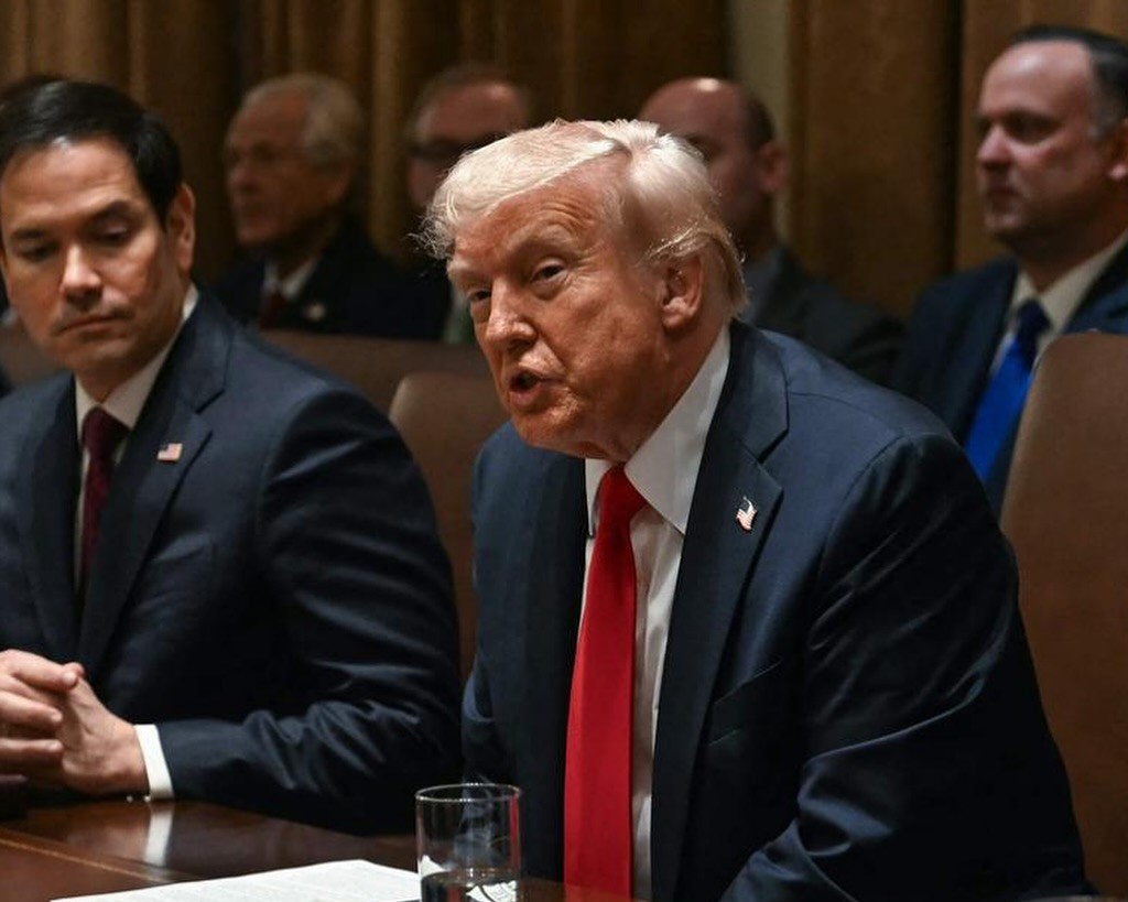 美國總統川普9日公布第二波關稅名單。（翻攝川普臉書）