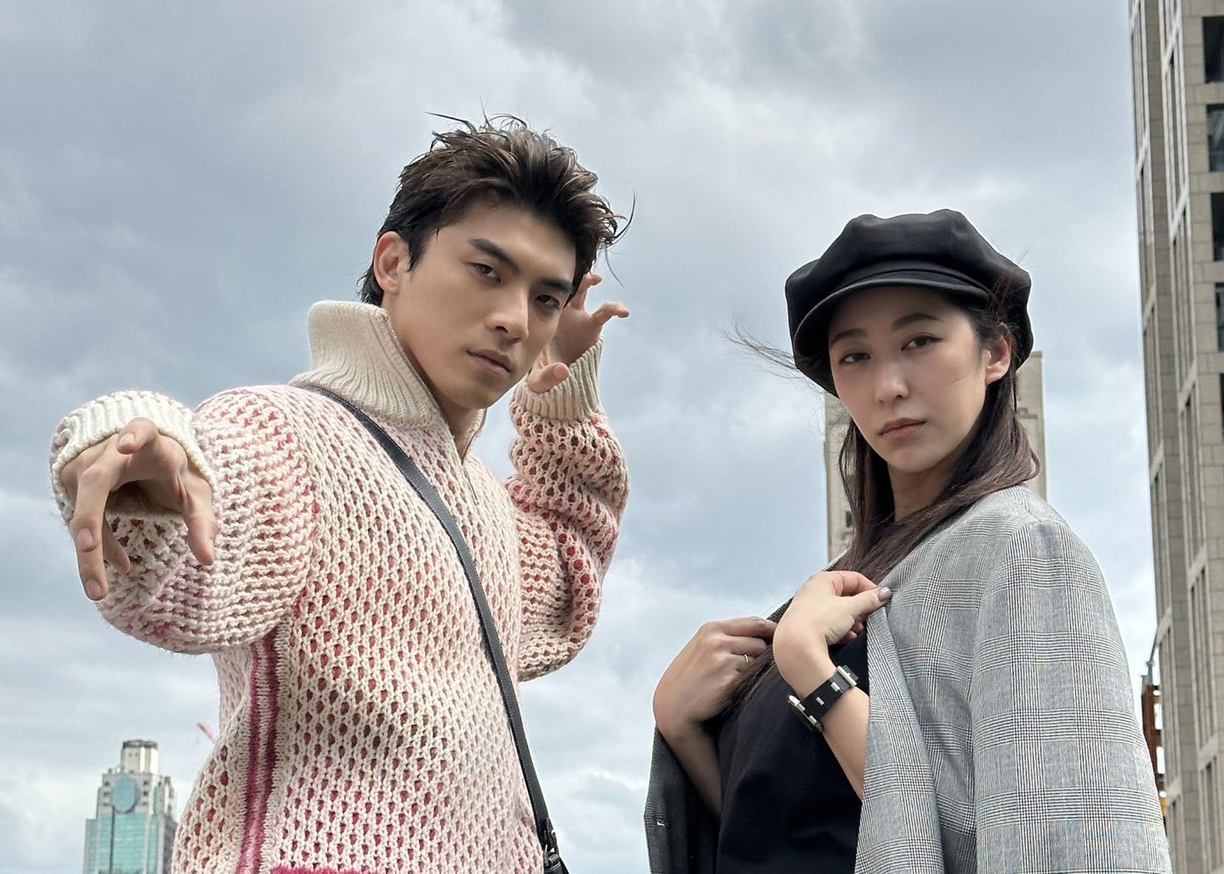 林哲熹的女友原是女模，後來成為他經紀人。（林哲熹臉書）