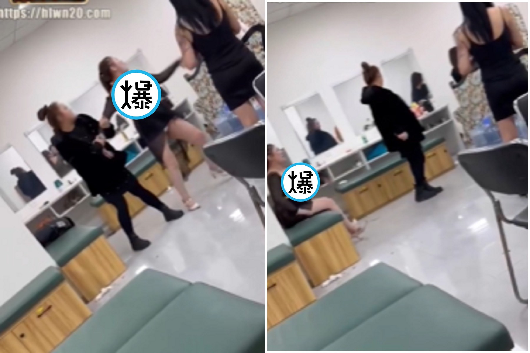 分手擂台震撼版！女人互相傷害開撕，網驚「波霸奶茶」太有料。（翻自《黑料網》）