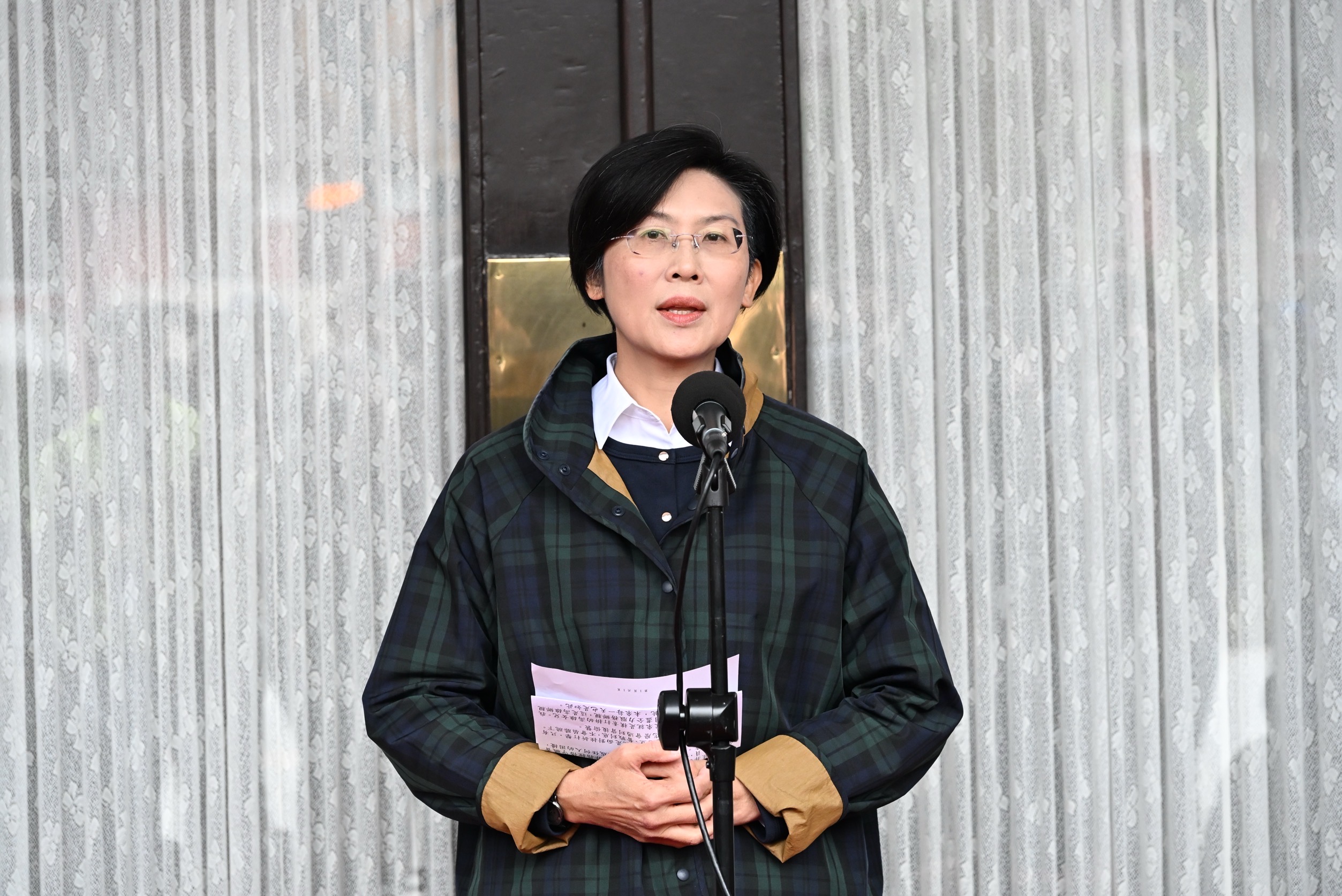 林岱樺今出席民進黨全代會時，強調自己現在是民調第一名，「我目前也是高雄市民最期待的高雄市長人選」。（本刊資料照）