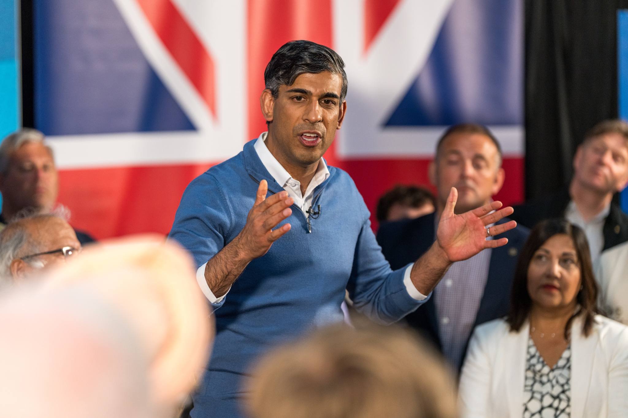 英國首相蘇納克承認敗選,並稱自己要負起責任。(翻攝自Rishi Sunak臉書)