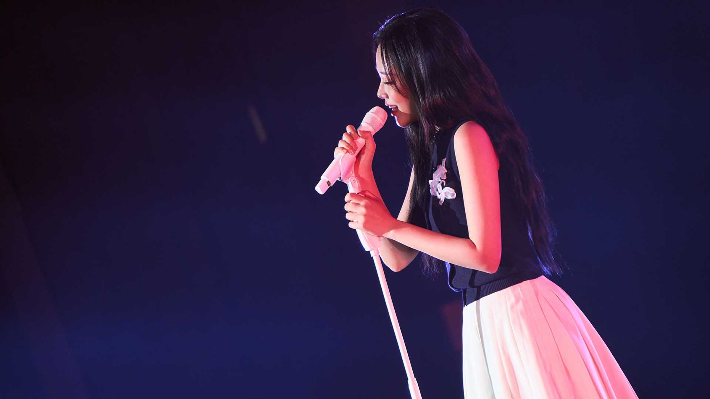 BIBI愛上台灣美食,放話一天要吃四餐。(Live Nation提供)