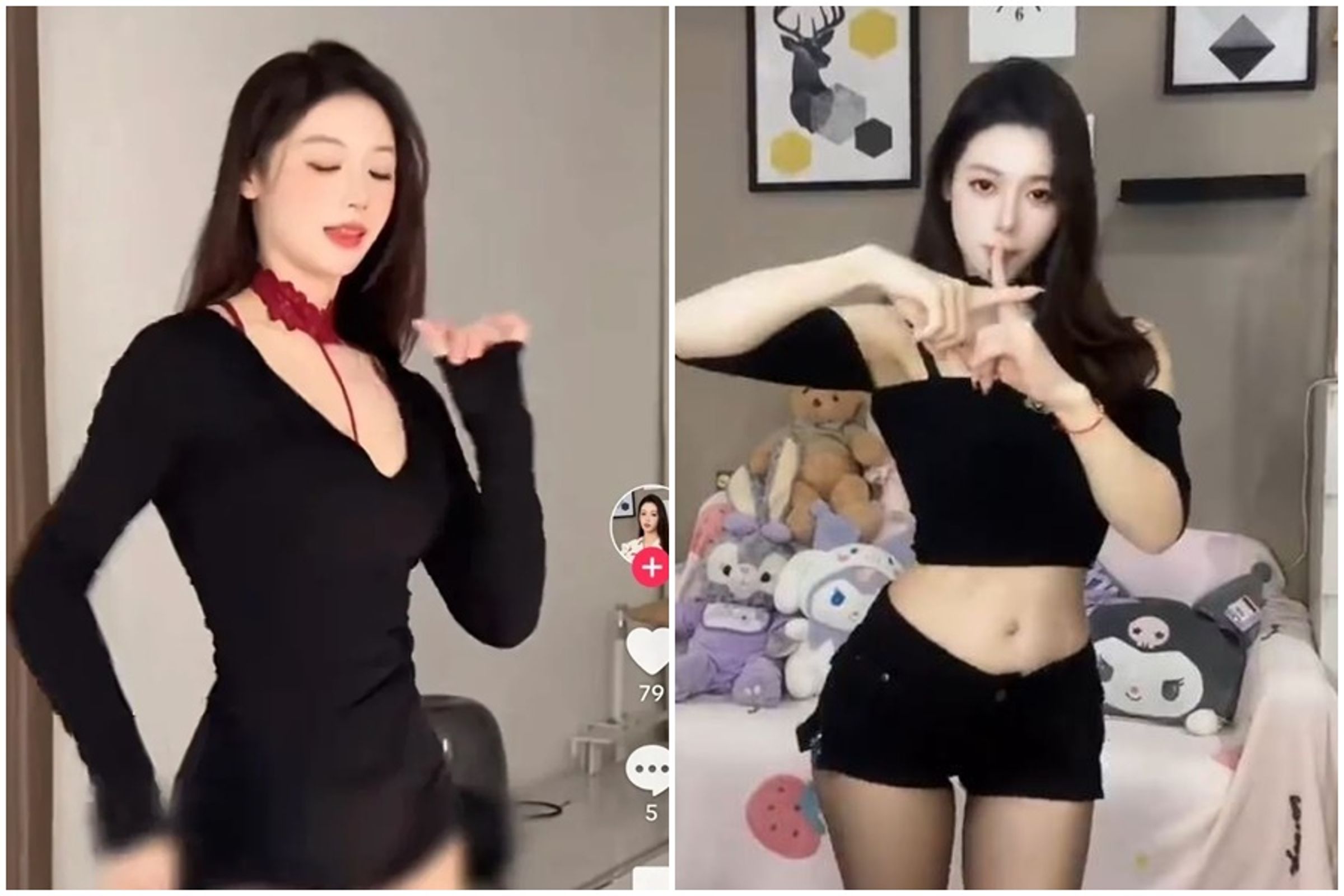 中國前女子體操國手吳柳芳先前因PO出性感跳舞影片,被轟有損國家運動員形象,如今風向大改。(翻攝自吳柳芳抖音)