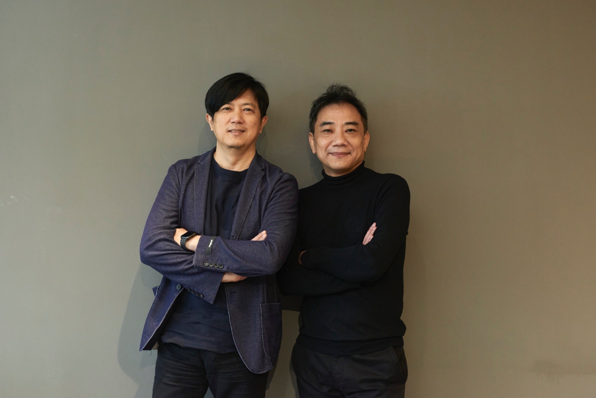 導演蕭雅全（右）與侯志堅（左）是老同學也是默契十足的工作夥伴。