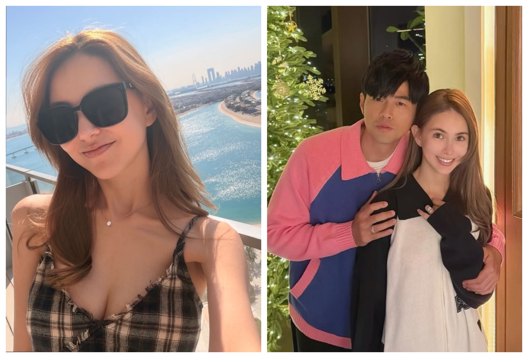 昆凌到杜拜度假大解放,難得曬辣照。(翻攝昆凌IG、周杰倫IG)