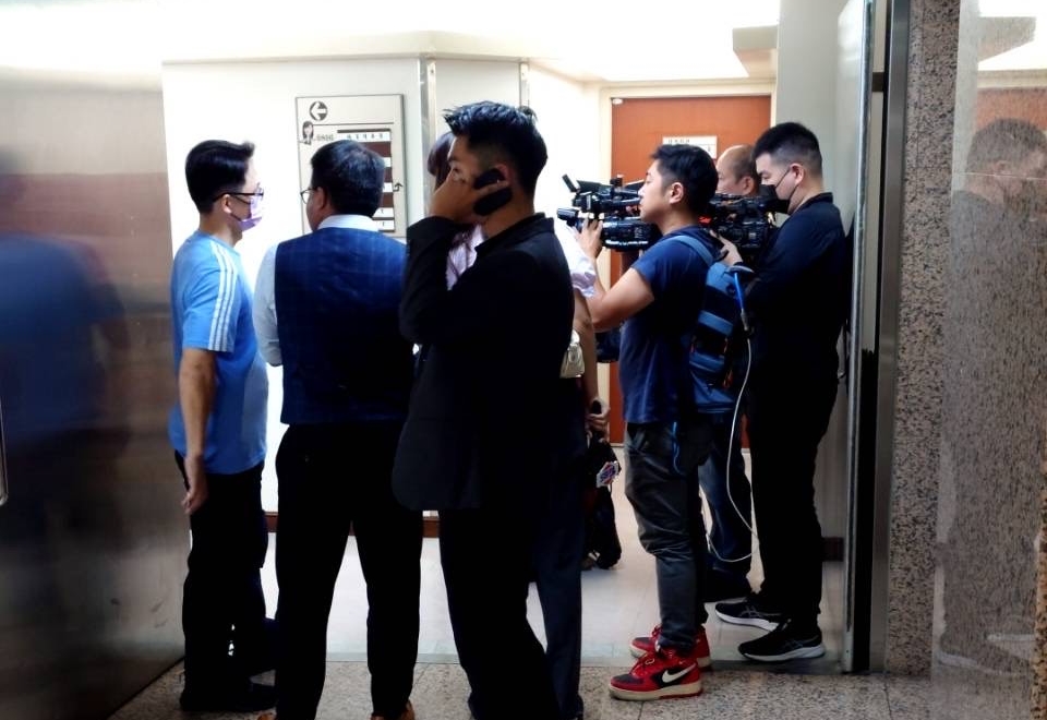 檢調搜索林宜瑾辦公室。