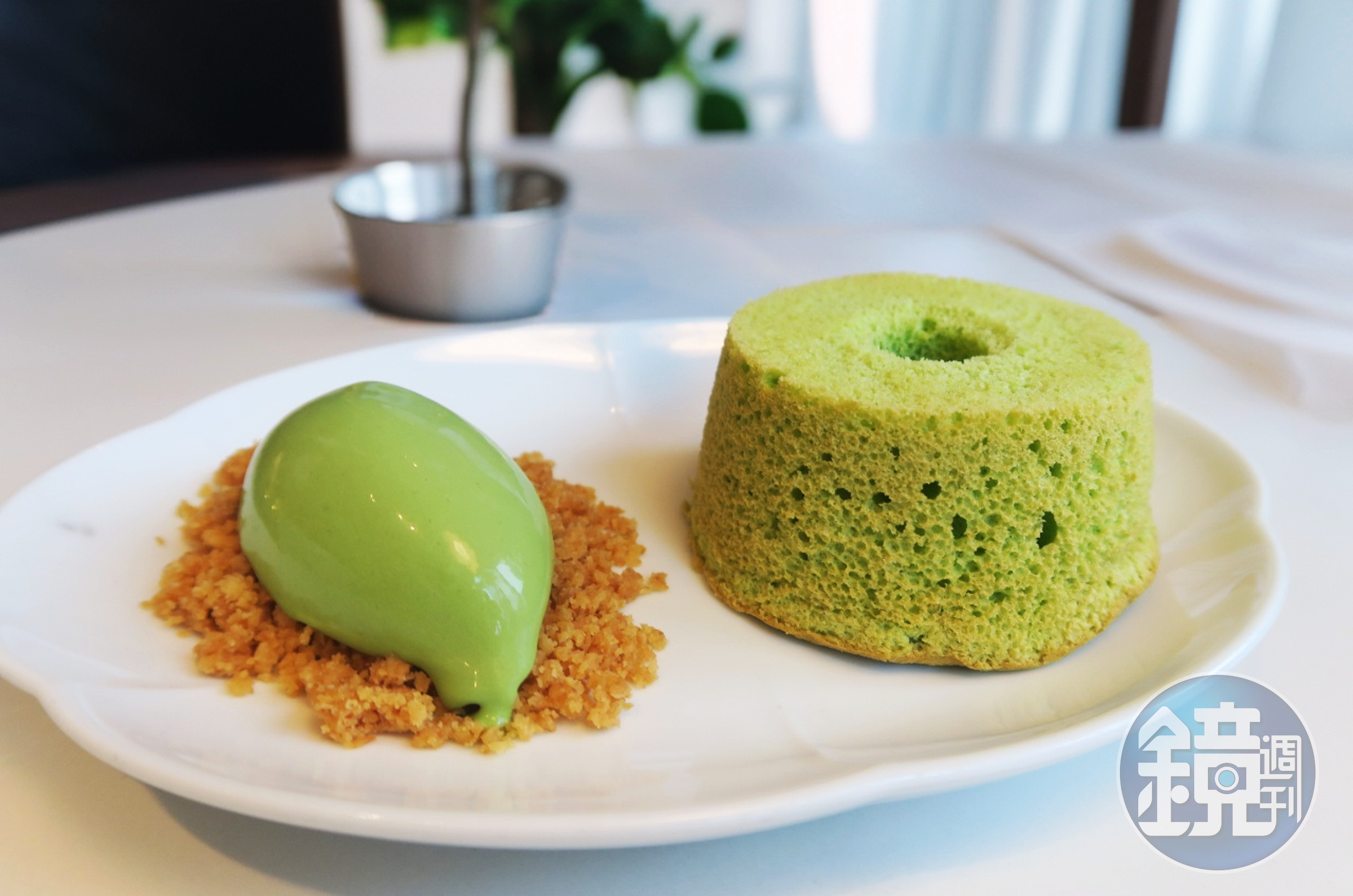 「Pandan Cake and Gelato」吃得到自製的斑蘭戚風蛋糕以及斑蘭風味的豆漿Gelato，滋味清爽。（15新元／份，約NT$371）