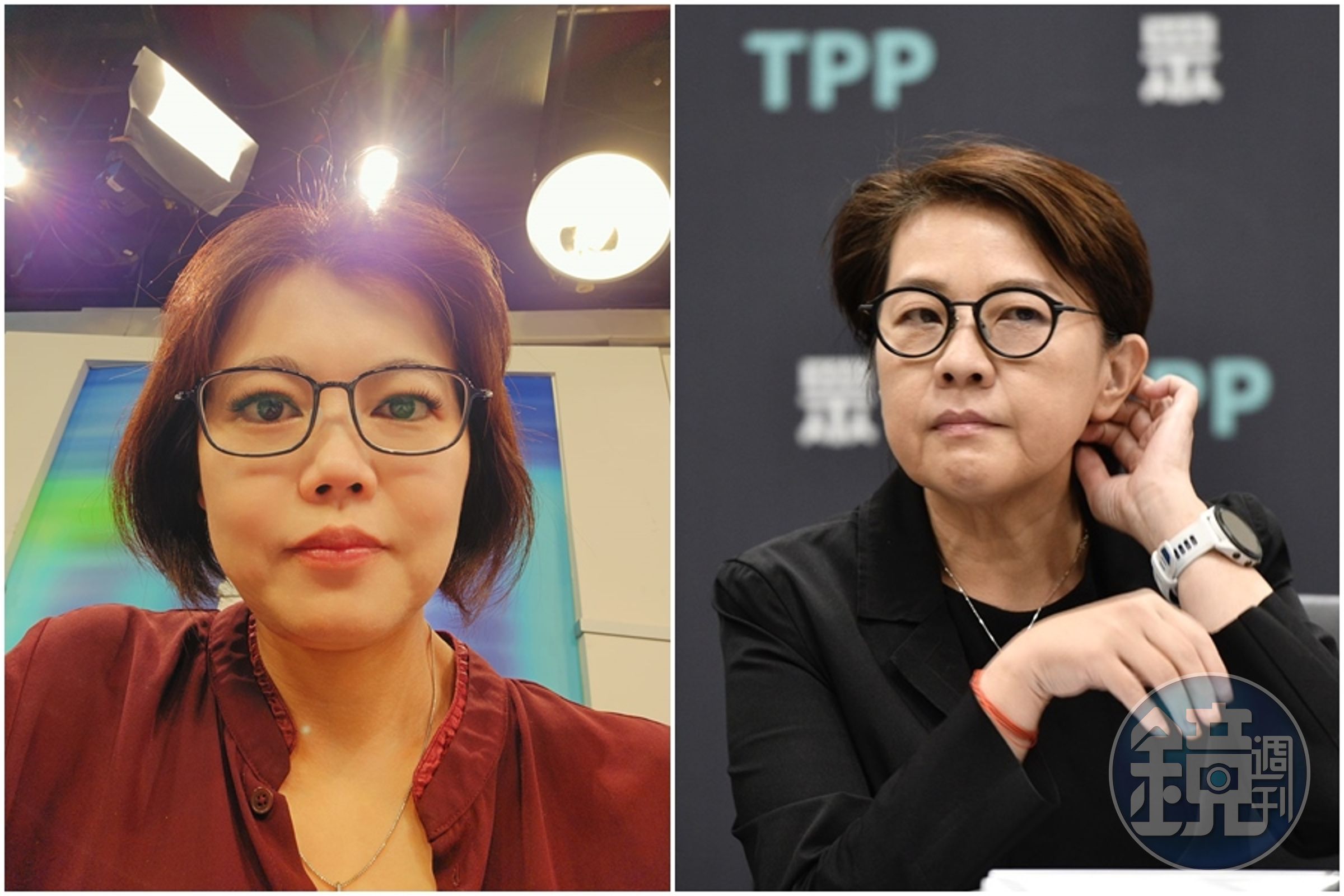 黃珊珊（右圖）指出京華城容積發放是依《台北市都市計畫施行自治條例第25條》，游淑慧（左圖）認為這項說法剛好自證柯市府圖利。（左圖翻攝自游淑慧 台北市議員臉書）