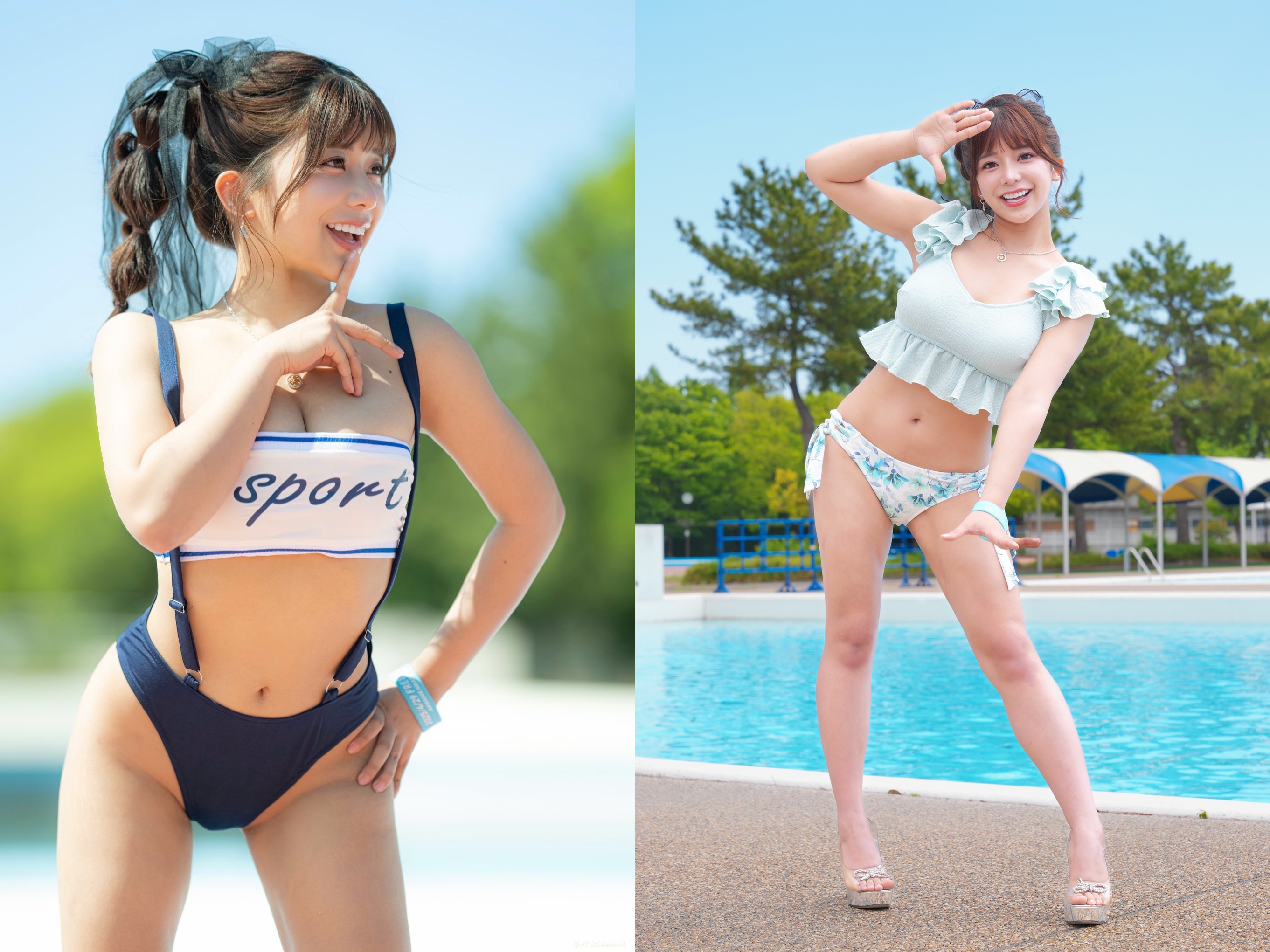 川越仁子出道後憑藉小隻馬身材，擄獲不少粉絲的心。（翻攝X@kawagoeniko）