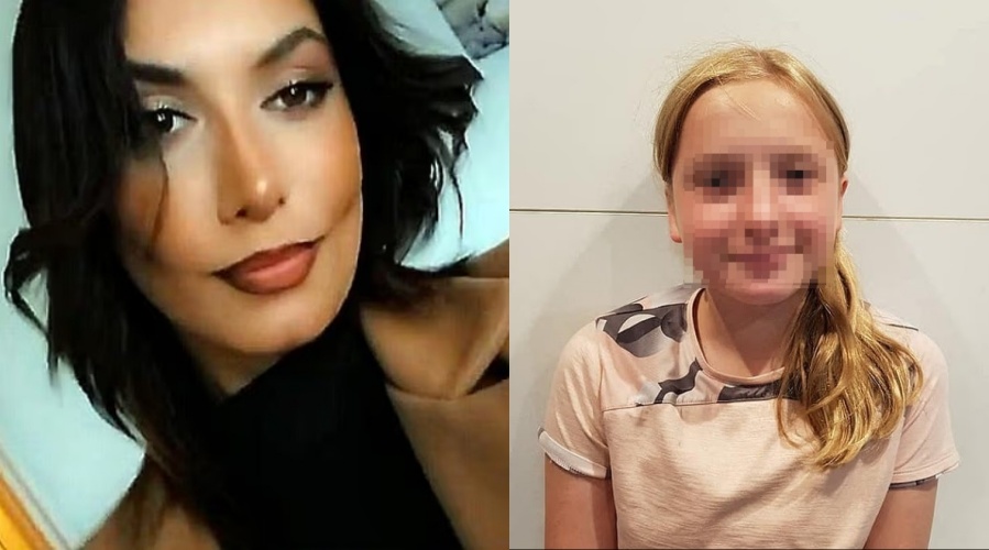 巴黎命案再掀輿論！12歲女童（右）被性侵殺害後屍體遭塞進行李箱，凶嫌（左）動機曝光。（翻攝自X / DailyMail）