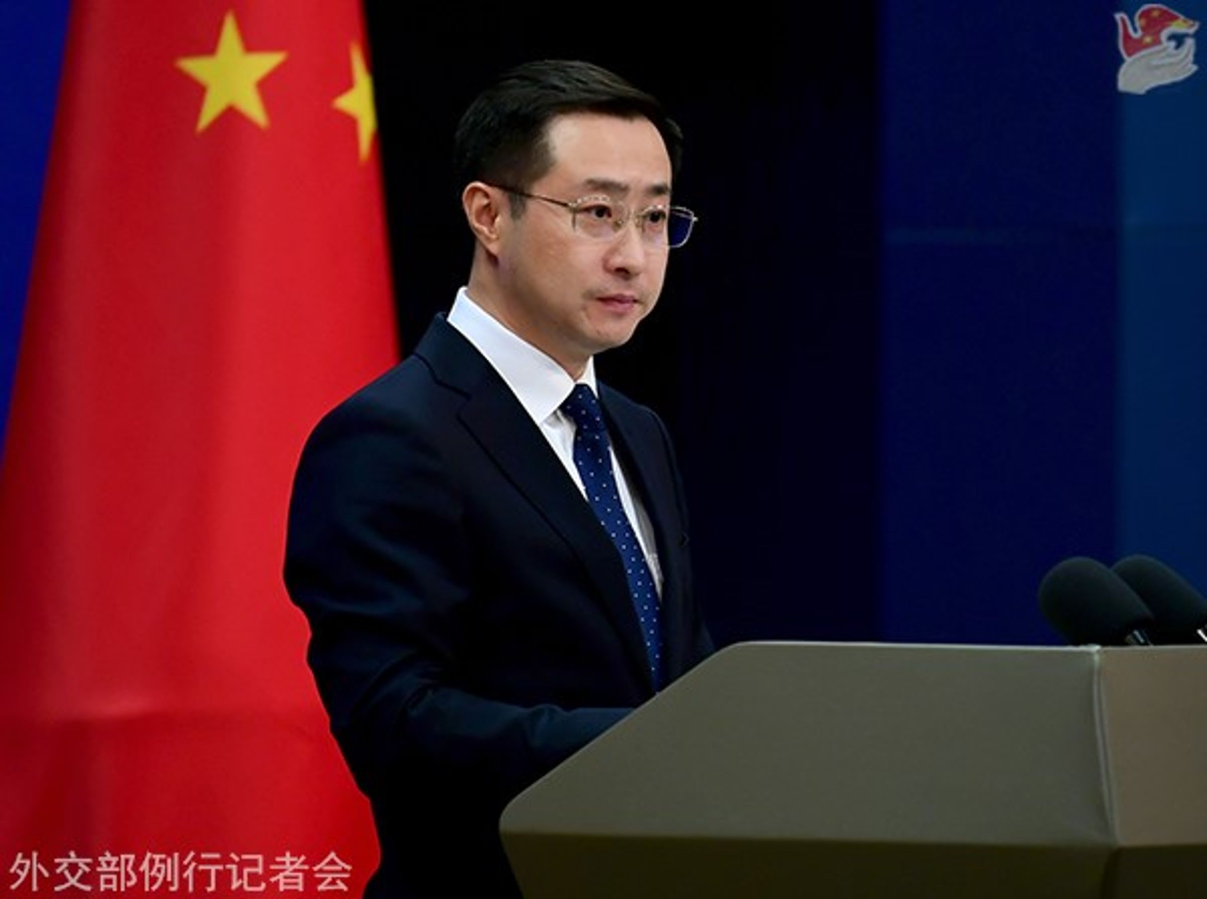 中國外交部發言人林劍今日被外媒問及珠海體育場無差別衝撞事件時表示,中國是「世界上最安全、刑事犯罪率最低的國家之一」。(翻攝自中國外交部官網)