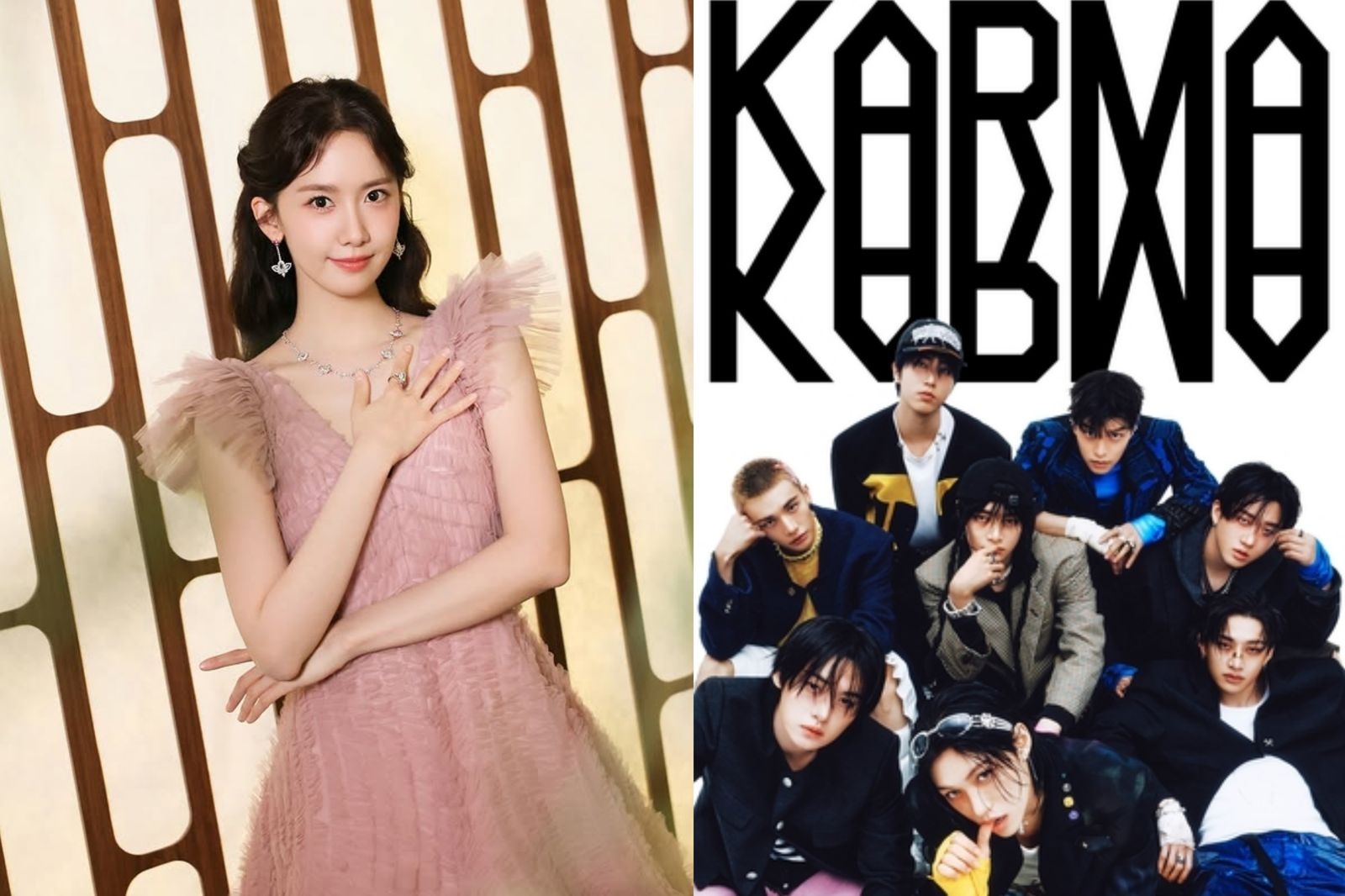 潤娥（左圖）與Stray Kids都是今年作品、人氣都超旺的韓流大咖，預計12月來到高雄會粉絲。翻攝IG@yoona__lim、YT@StrayKids