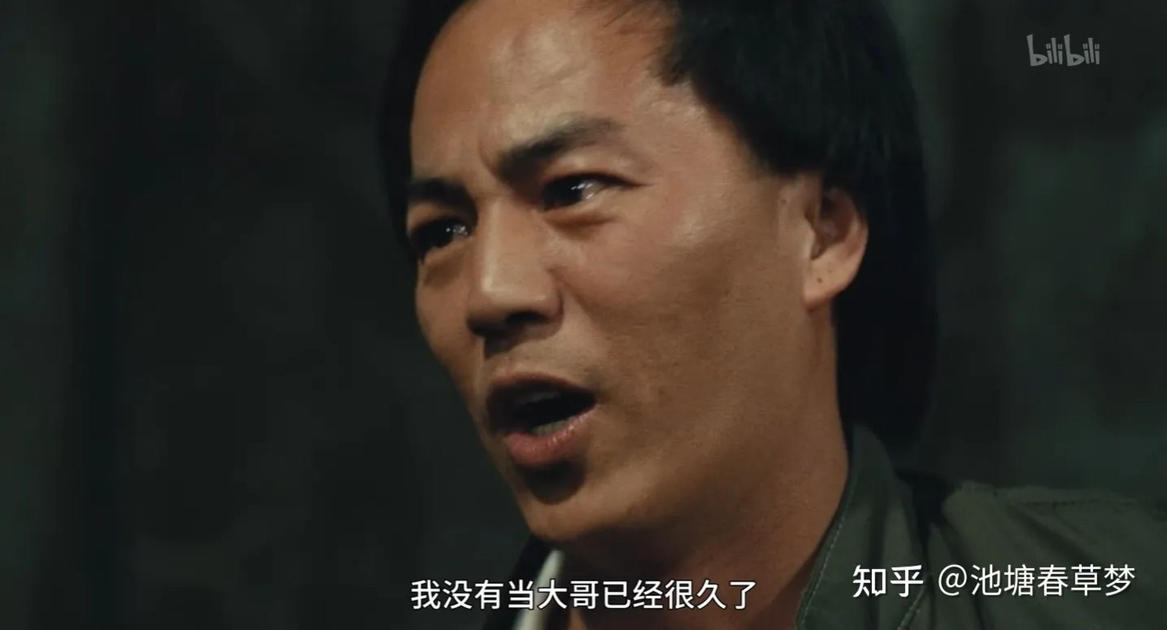 《英雄本色》裡,狄龍對自己的弟弟張國榮說道「我沒有當大哥很久了」成為經典金句。(網路圖片)
