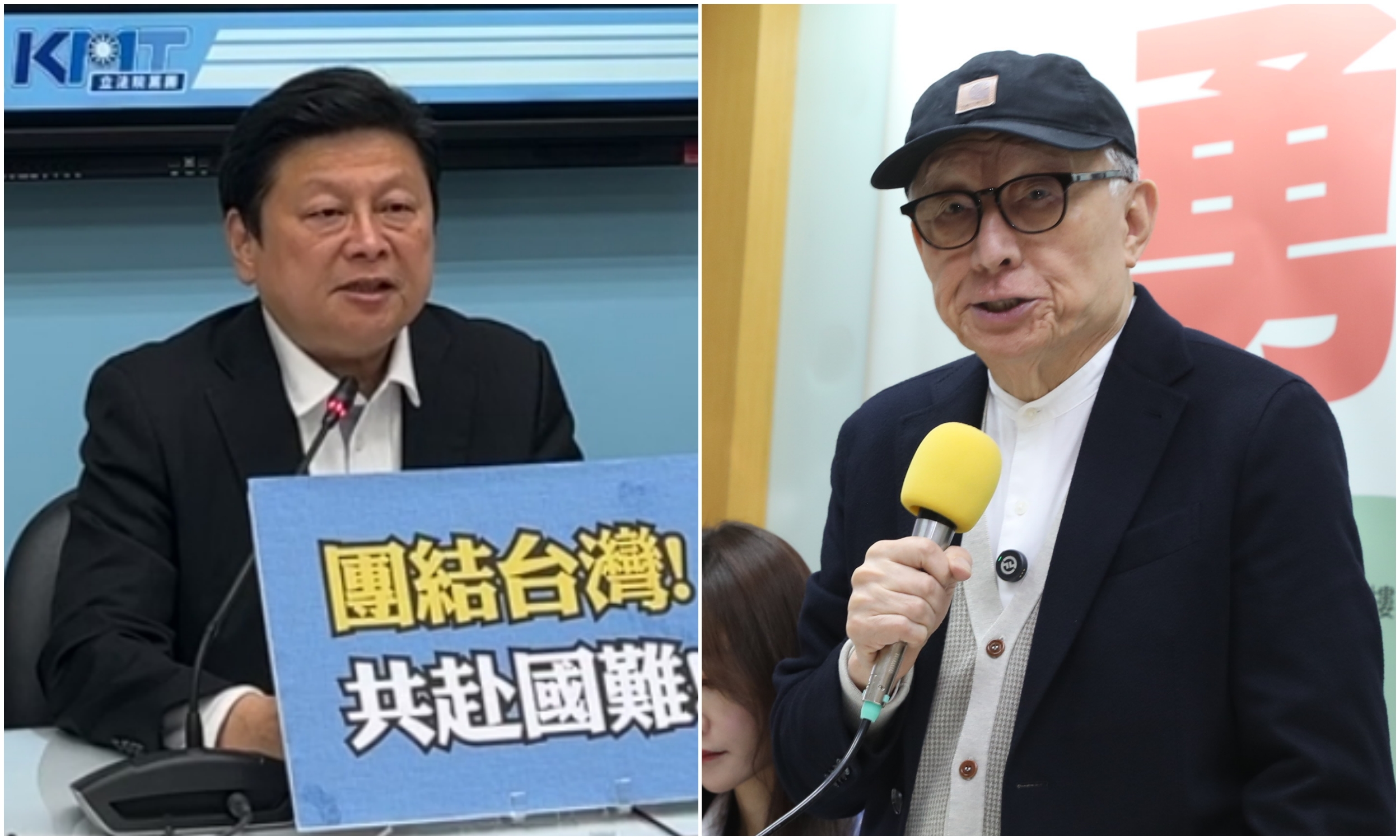 傅崐萁喊話賴政府要「共赴國難」，曹興誠反嗆「投共幫」本身就是國難。（翻攝自國民黨立法院黨團／本刊資料照）
