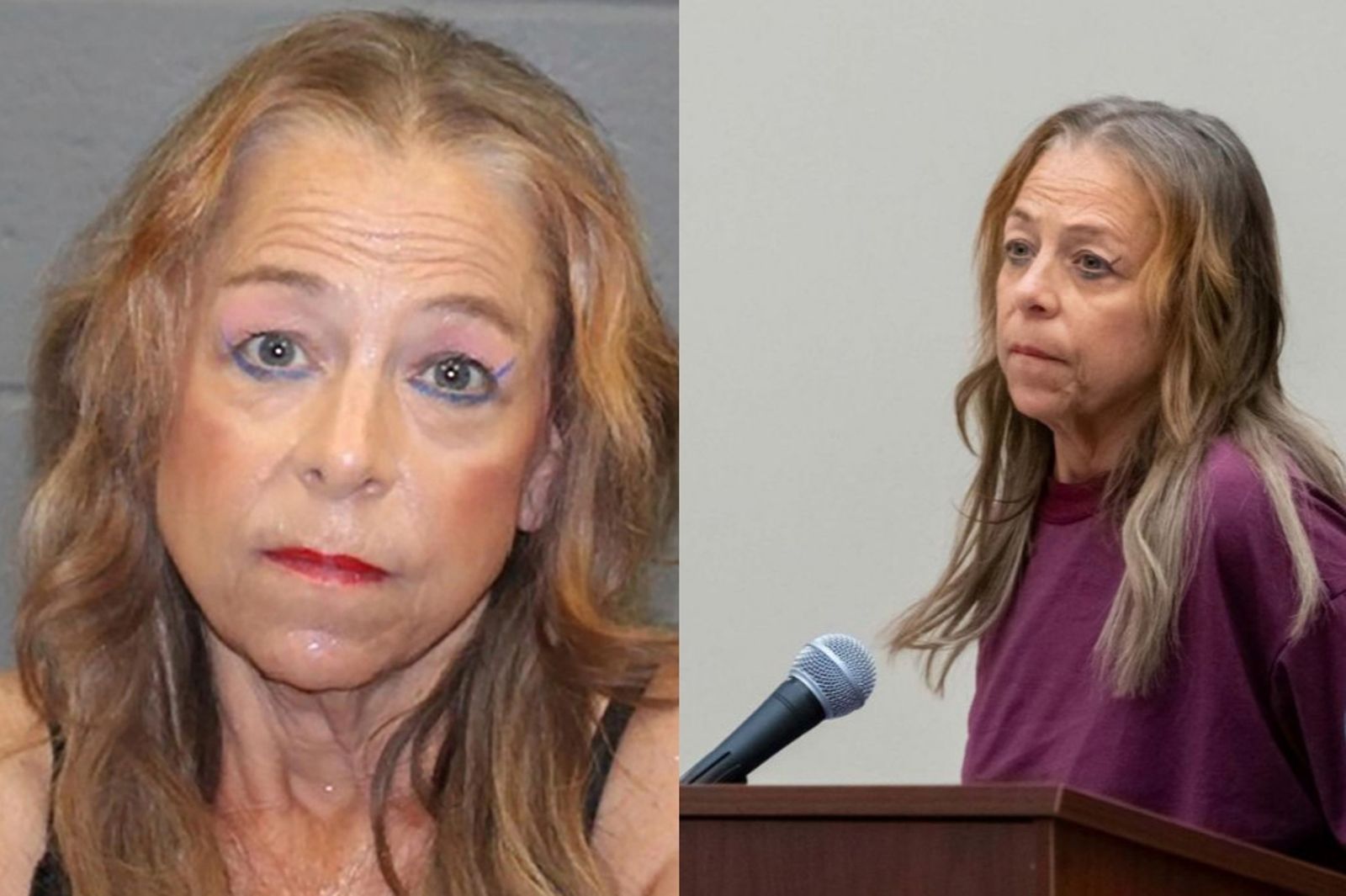 恐怖繼母沙利文(Kimberly Sullivan)遭警方逮捕,被控多項重罪。(翻攝X@truecrimegisela)