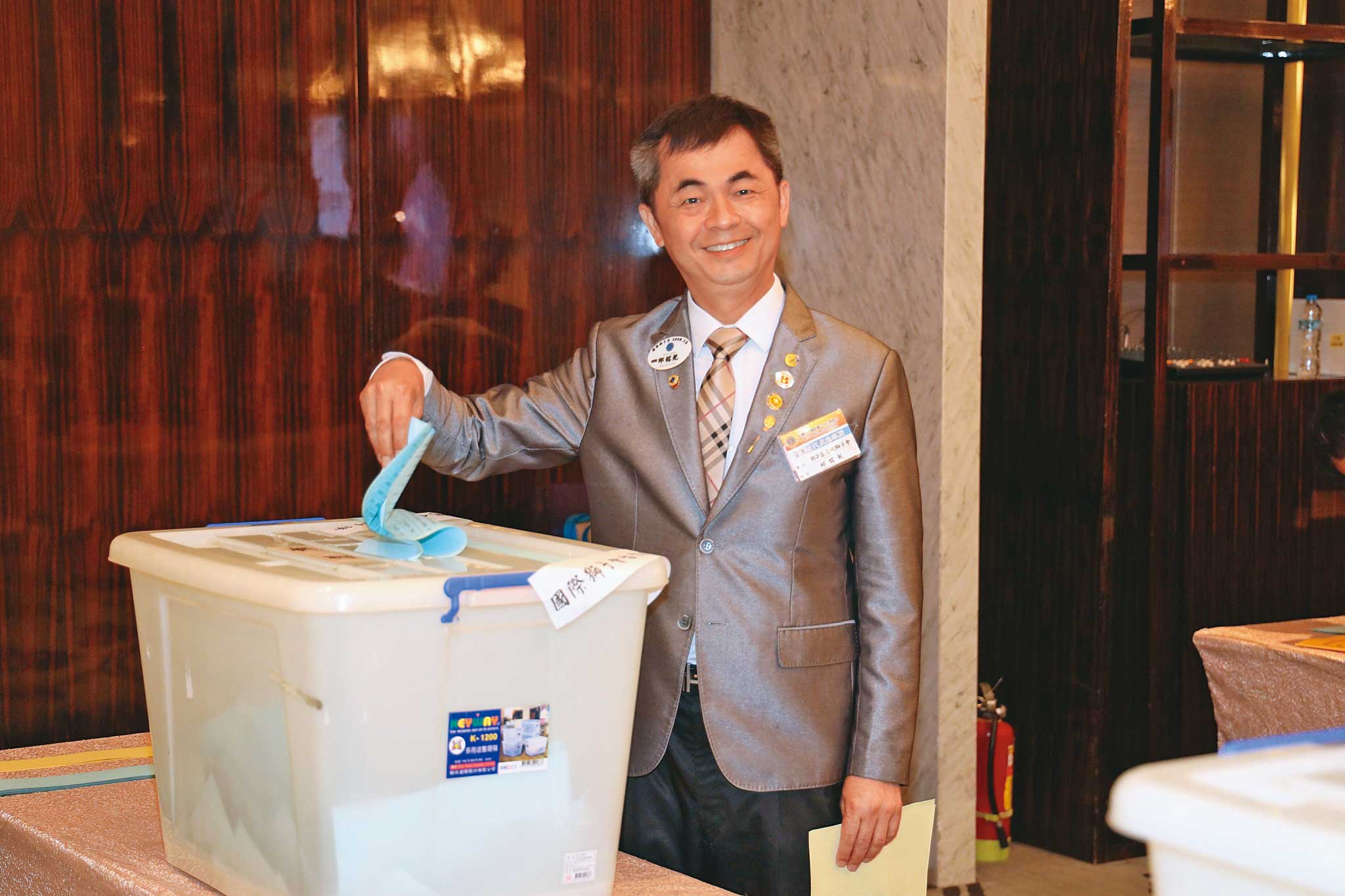 邱銘乾被指利用剔除大部分會員的方式操控理監事選舉，才能在2024年當選理事長。（翻攝邱銘乾臉書）