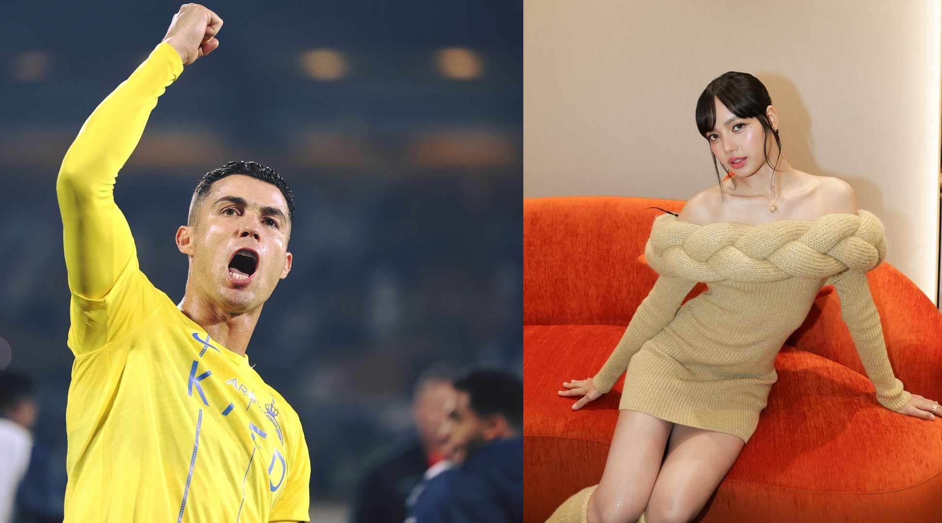 Hopper HQ發布2024 IG富豪榜，C羅位居冠軍，Lisa排行亞洲第1。（翻攝IG@cristiano、@lalalalisa_m）