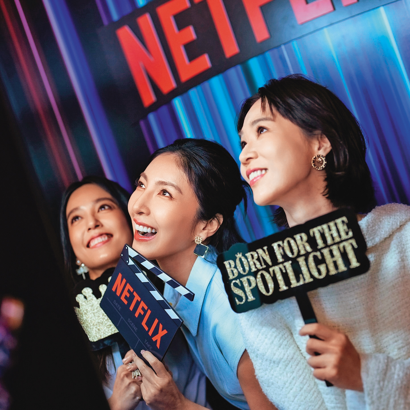 大戲《影后》11月初上線,由陳庭妮(左起)、楊謹華、謝盈萱主演。(翻攝自楊謹華IG)