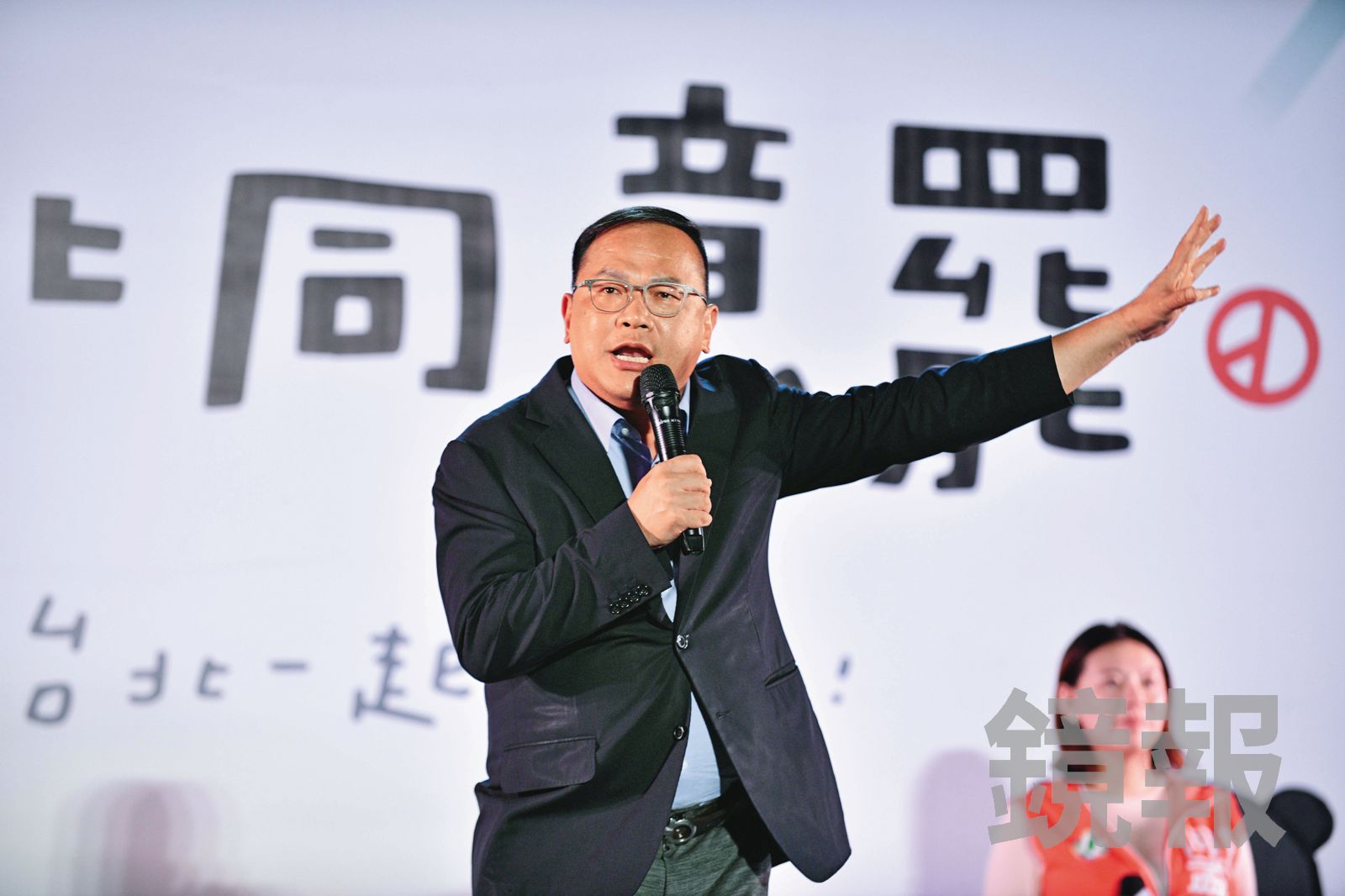 王義川出戰桃園市長的呼聲高。（鏡報李智為）