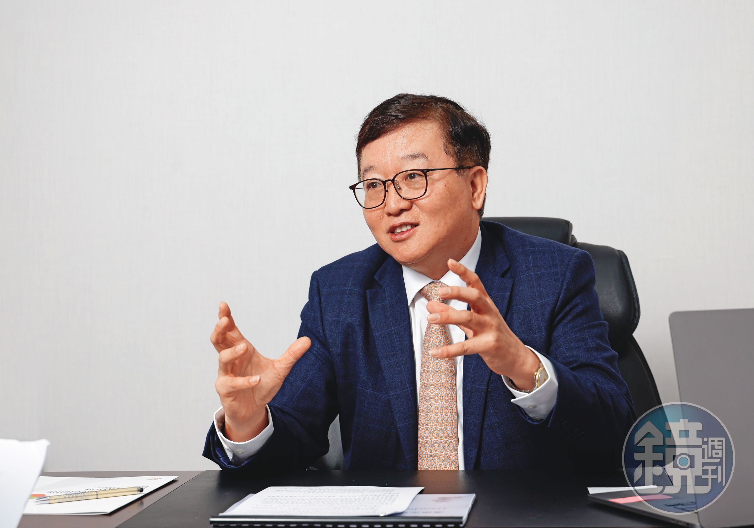 漢康生技董事長劉世高對自家產品信心滿滿。