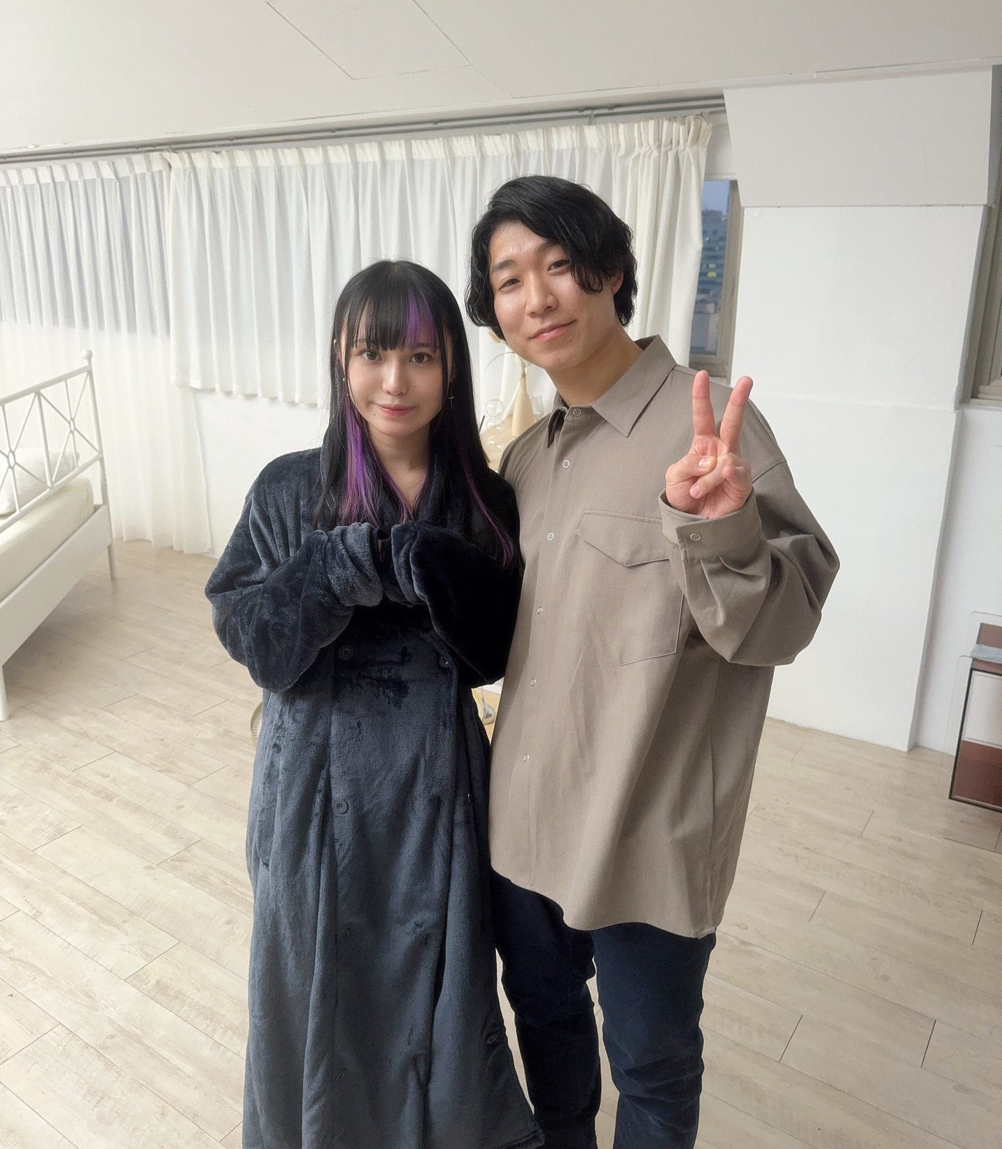 齋齋為第一支作品評分75分,感謝男優(非本文提及當事人)的專業讓她拍得很順利。(翻攝齋齋いつきINS)
